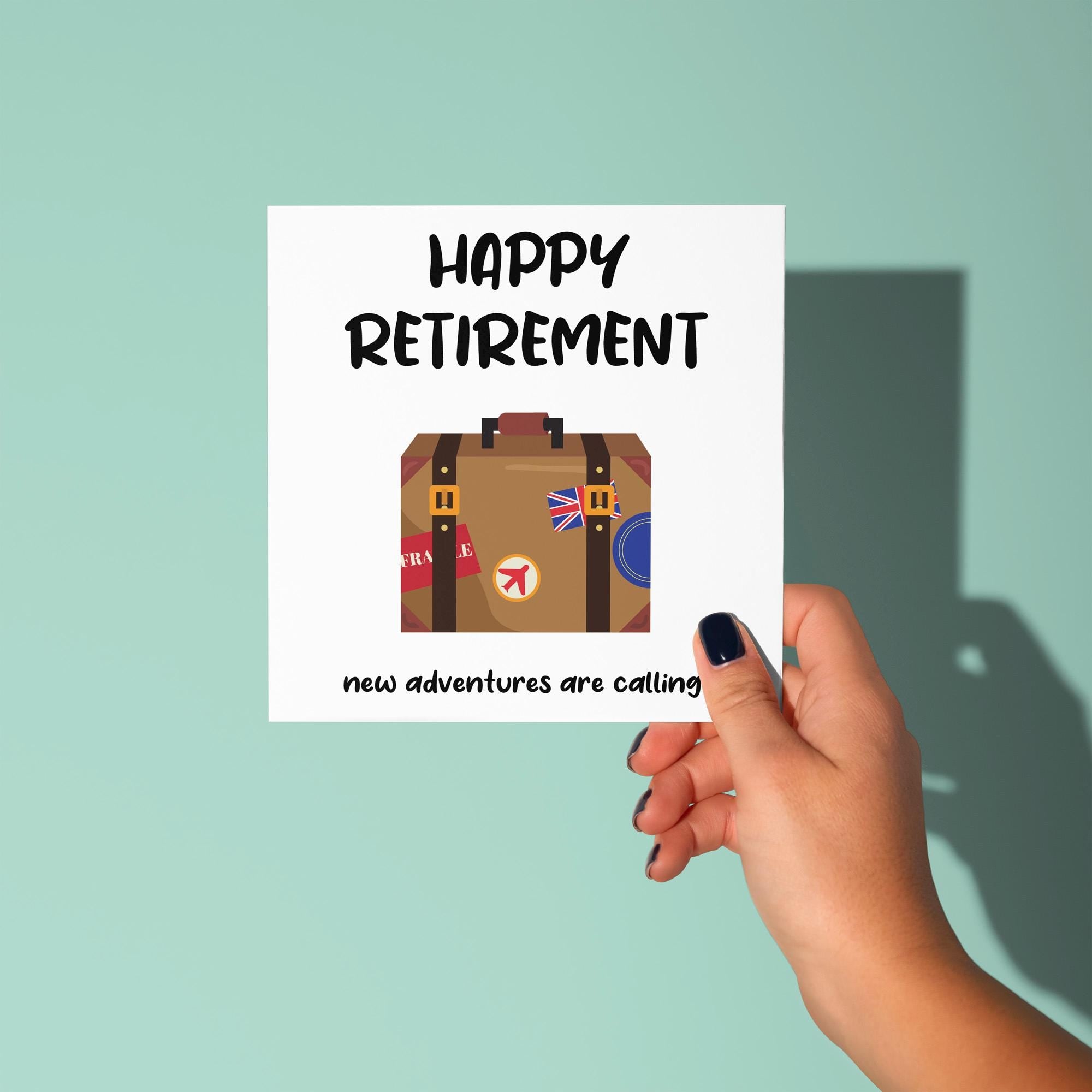New Adventure's Are Calling - Retirement Card
