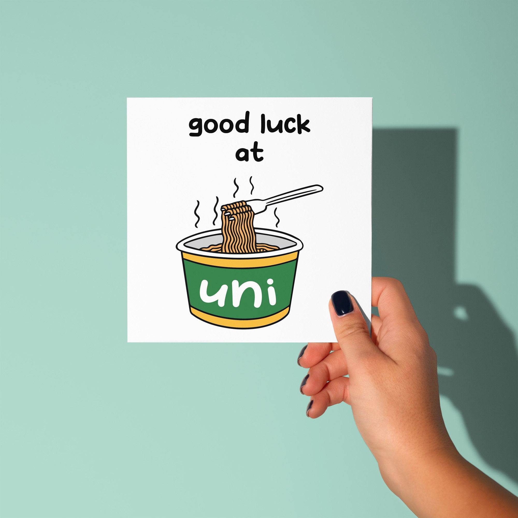 Noodles - Good Luck At University Card