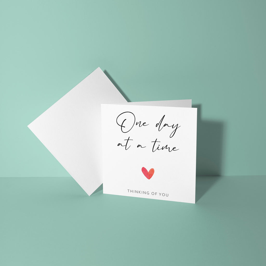One Day at a Time - Sympathy Card
