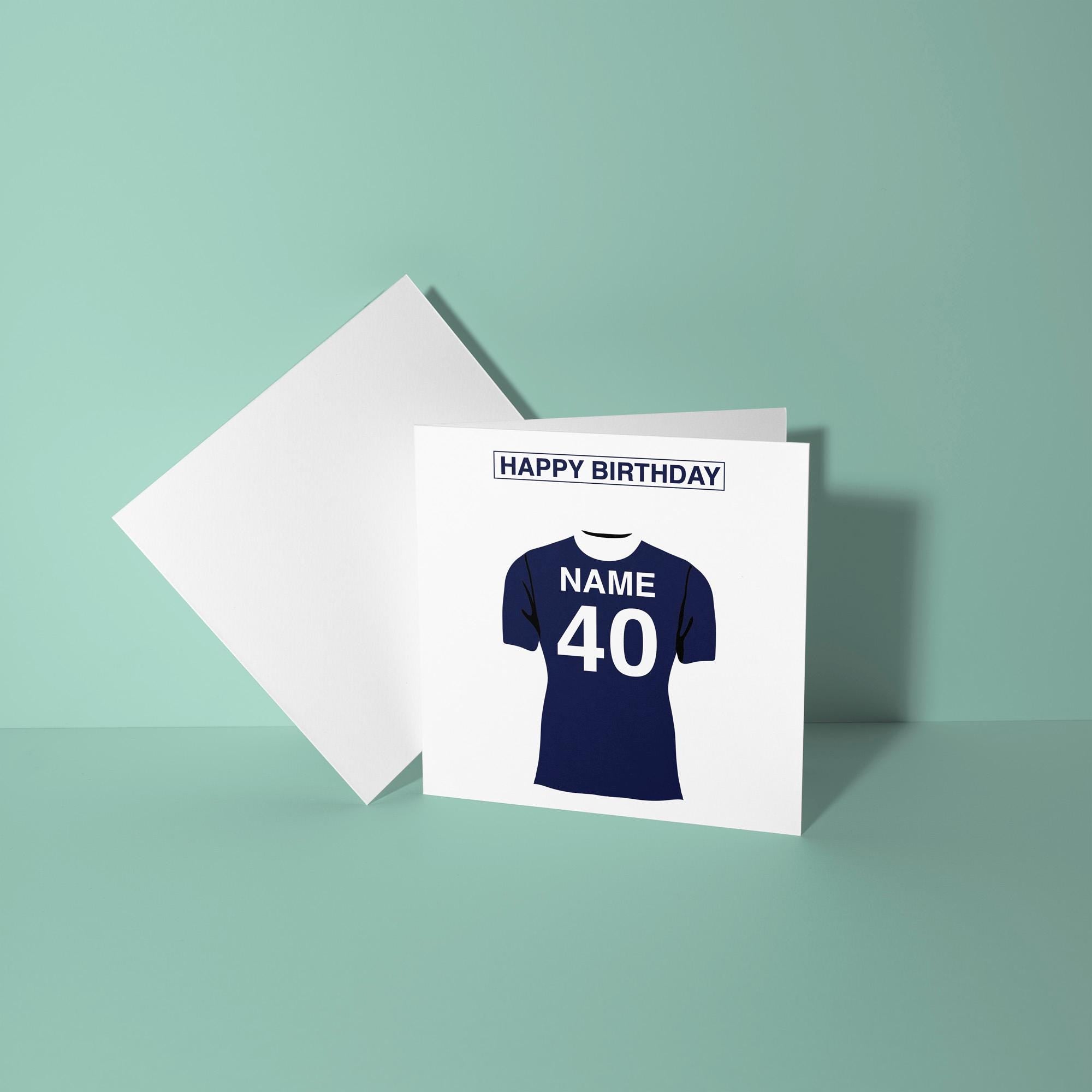 Millwall F.C. Themed Personalised Birthday Card
