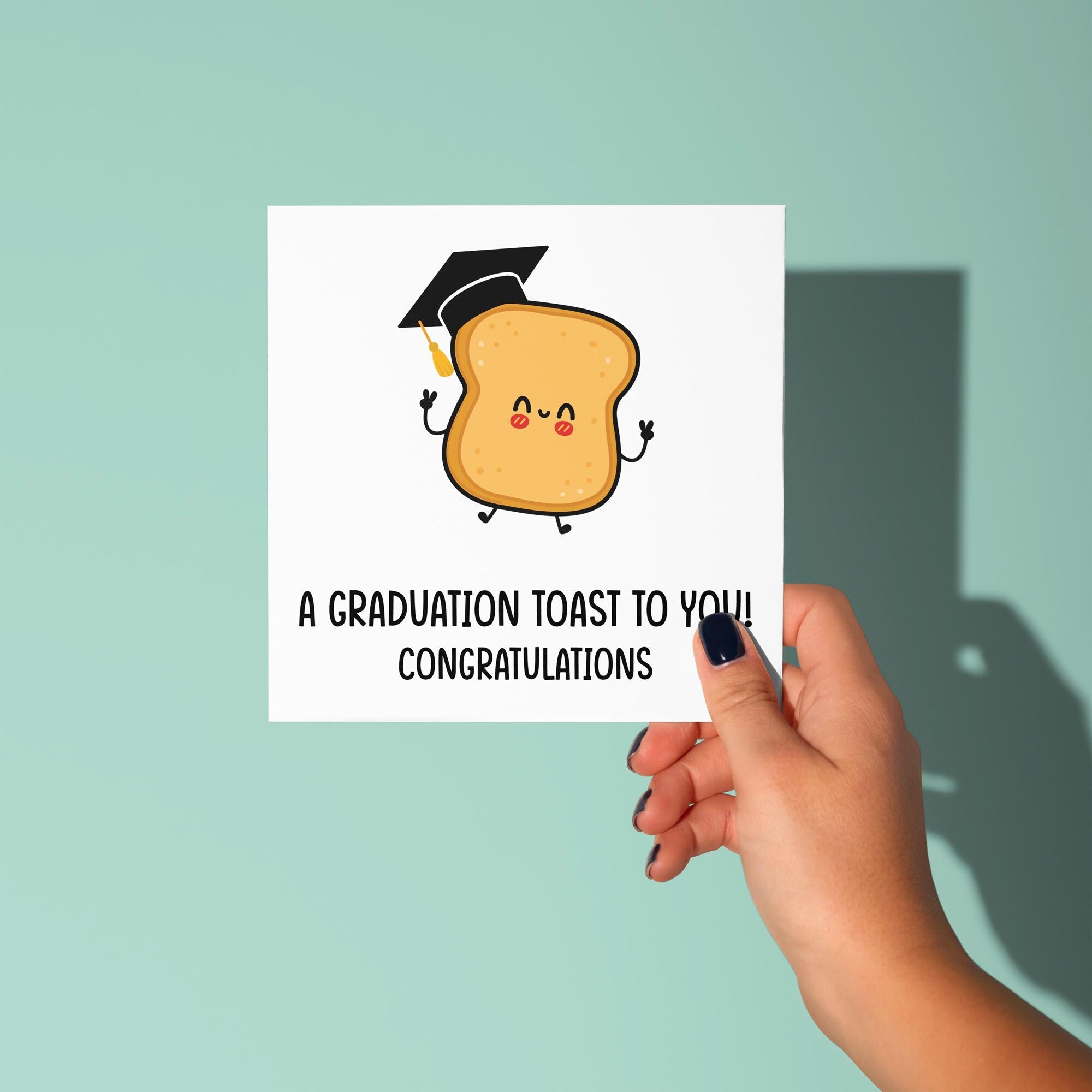 Graduation Toast - Graduation Congratulations Card