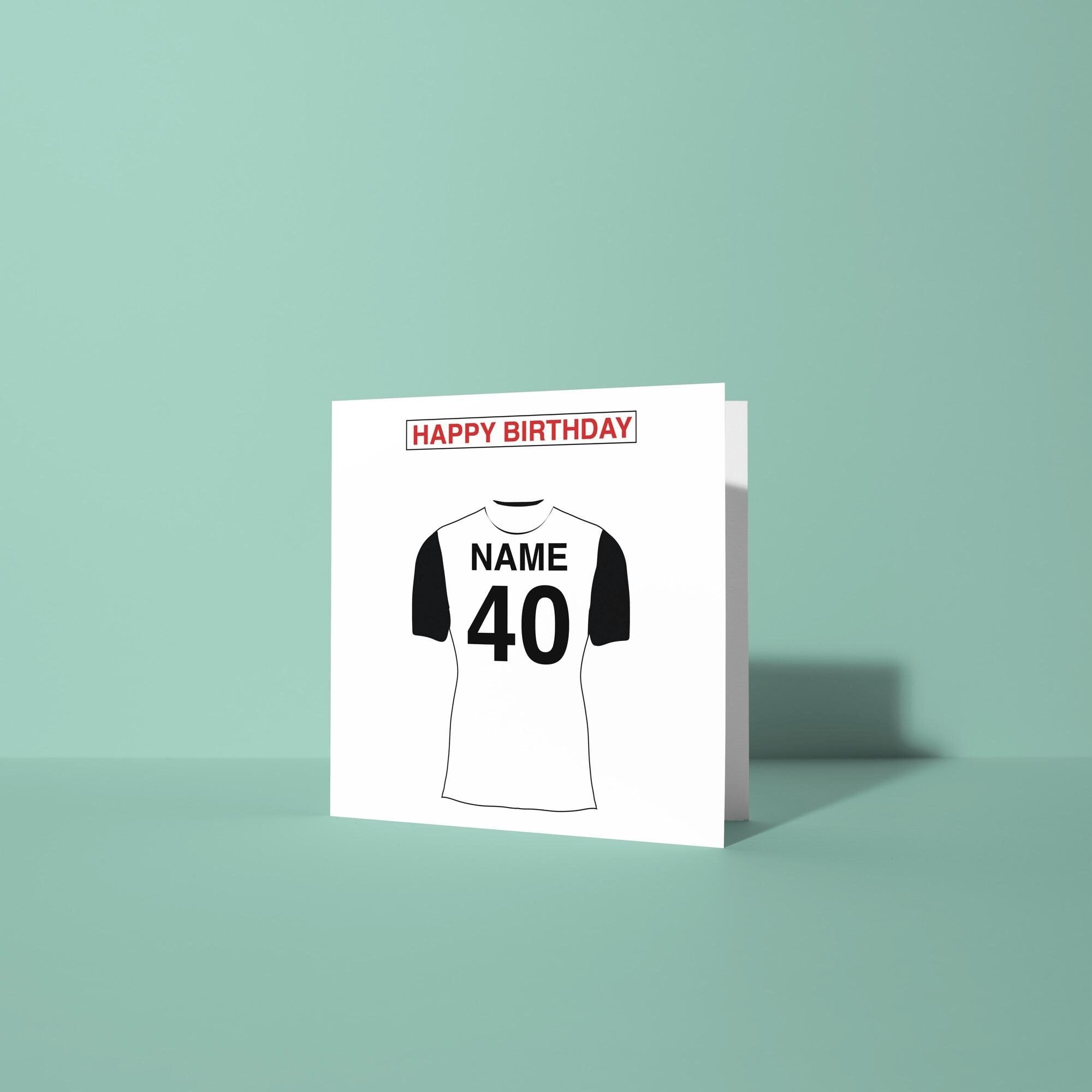 Fulham Themed Personalised Birthday Card
