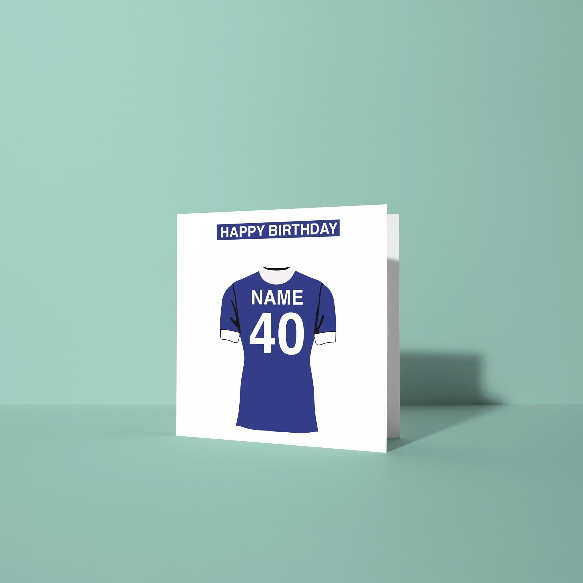 Portsmouth F.C. Themed Personalised Birthday Card