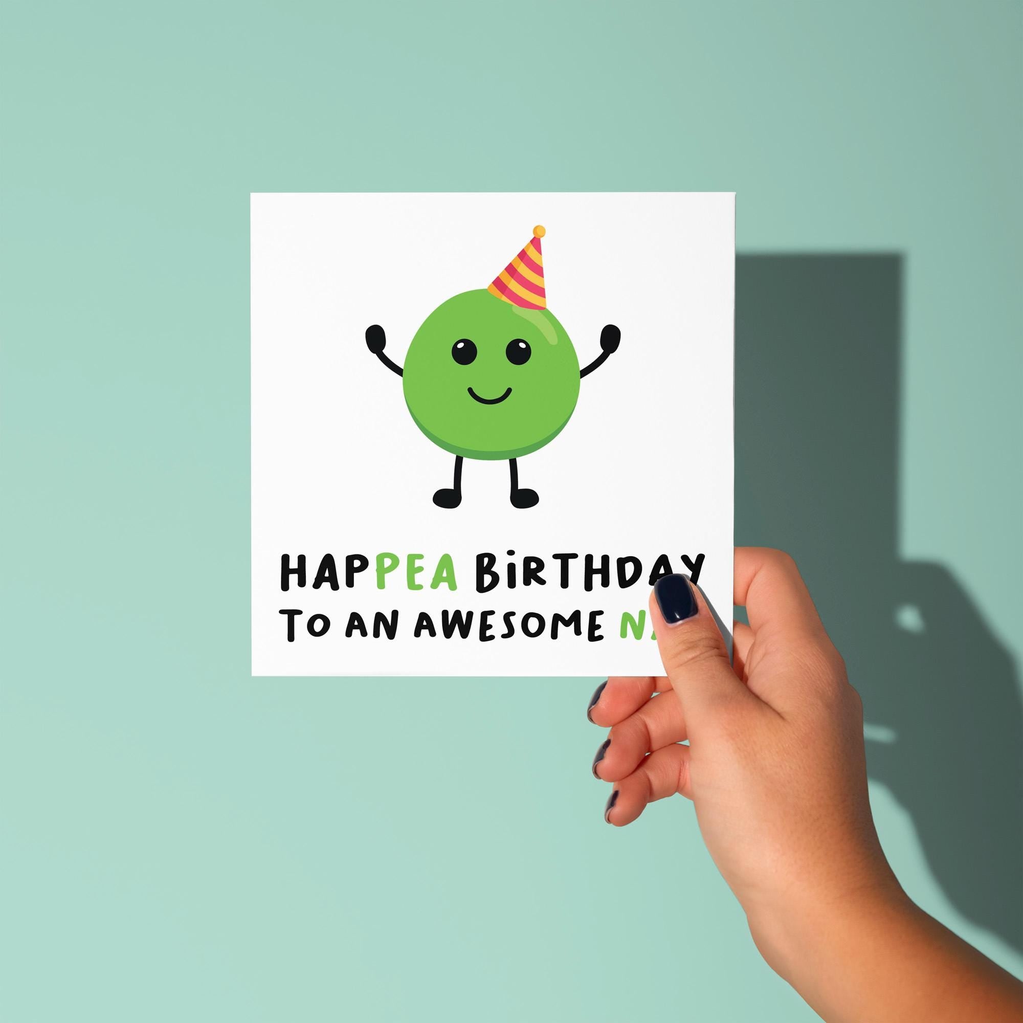 Happea Birthday to an Amazing Nan - Birthday Card for Nan