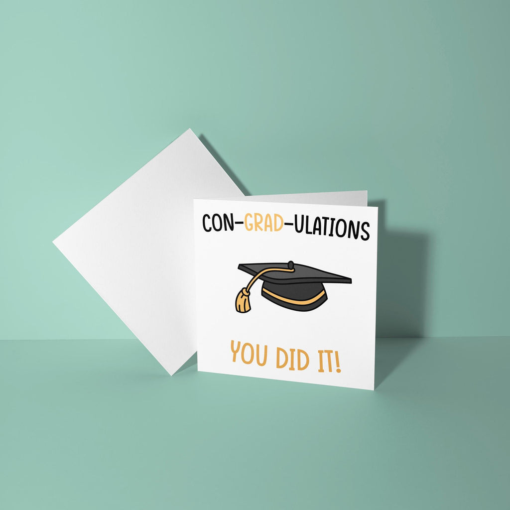 Con-Grad-Ulations - Graduation Congratulations Card