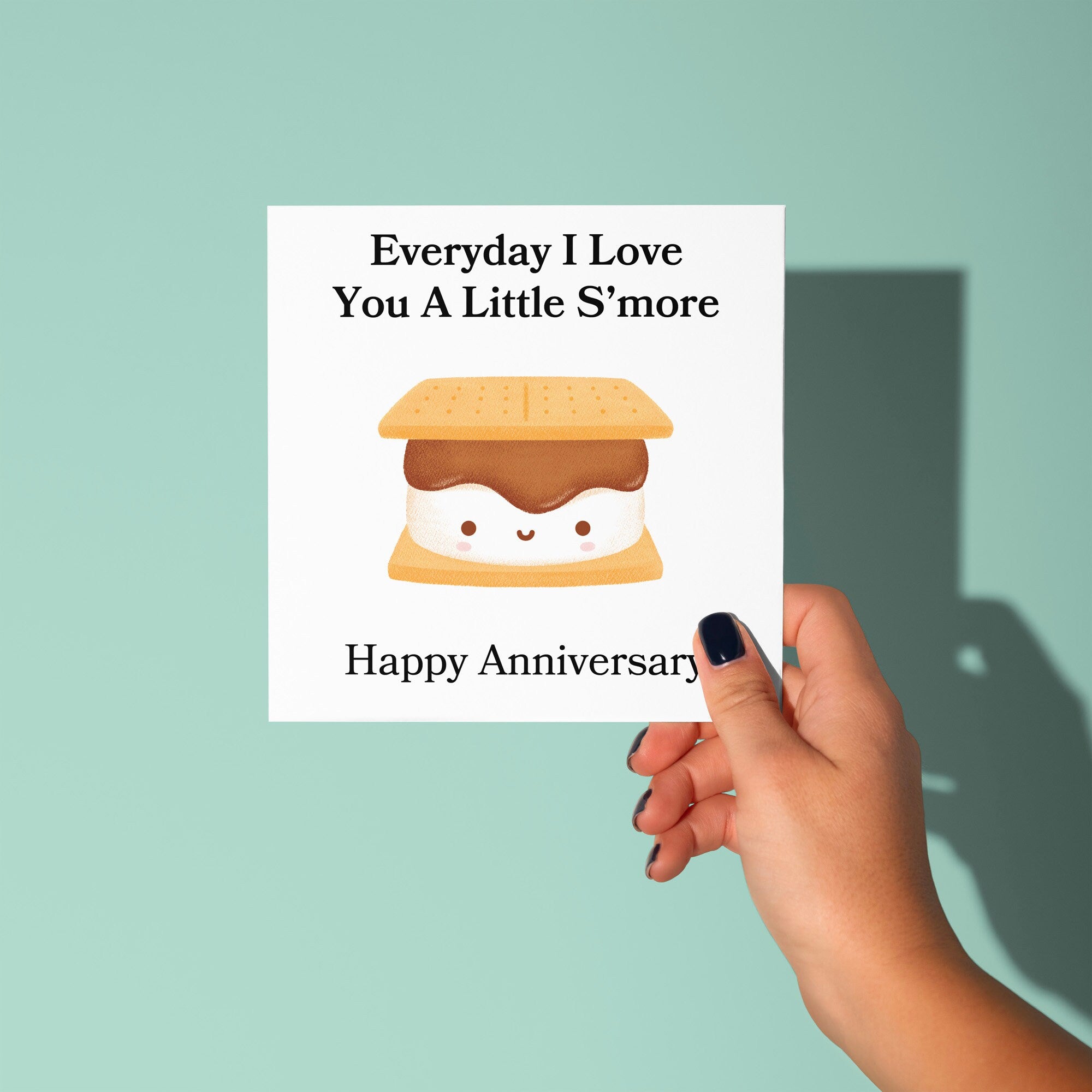 I Love You A Little S'more - Anniversary & Valentine's Day Card