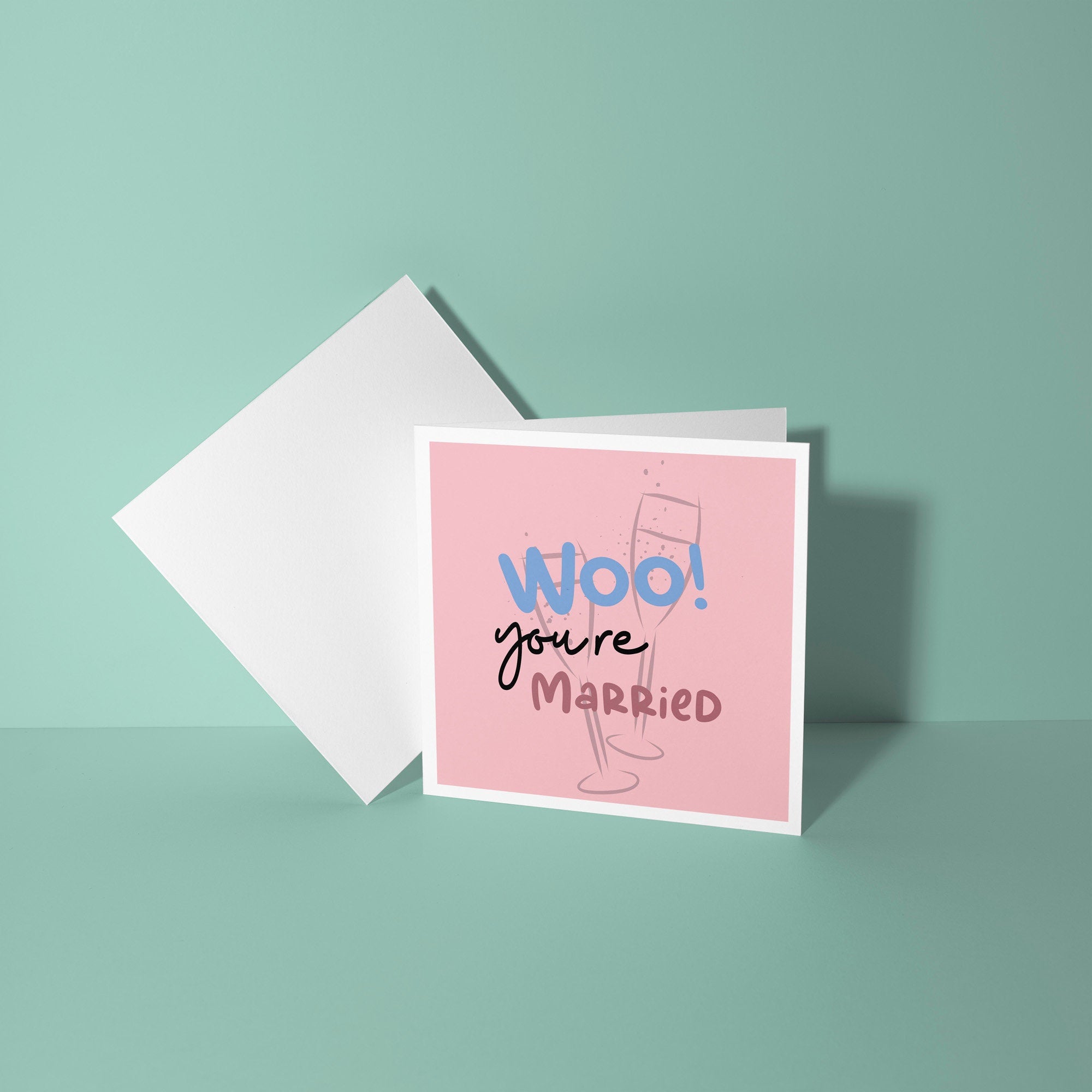 Woo! You're Married - Wedding Card