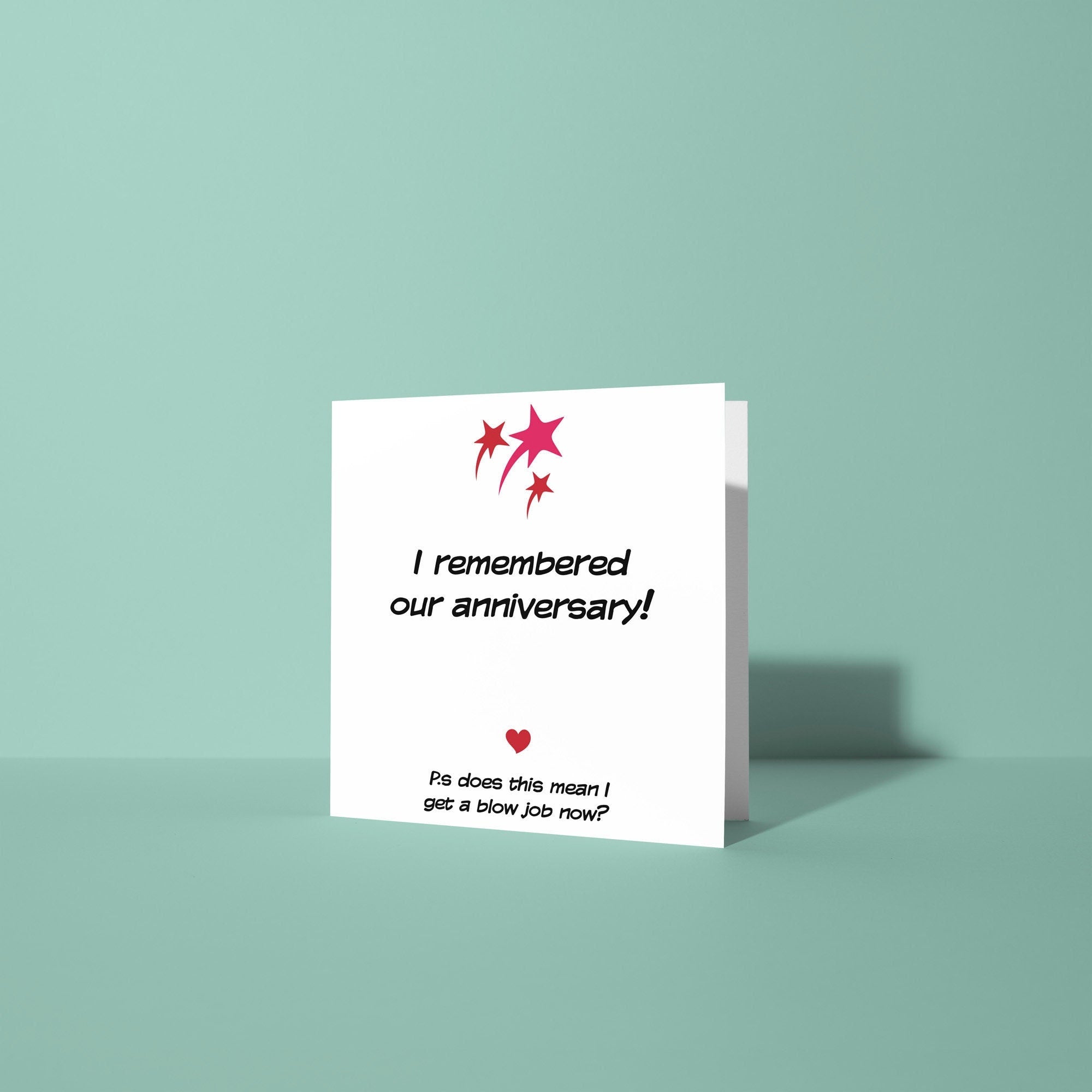 I Remembered, Can I Have BJ? - Anniversary & Valentine's Day Card