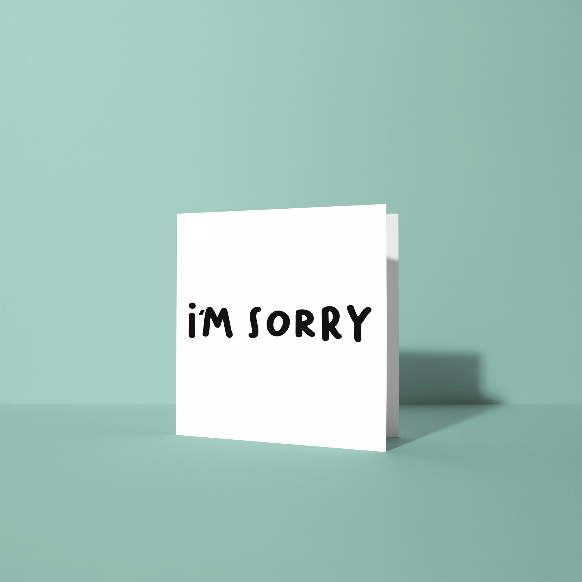 I'm Sorry Card - Sorry Card