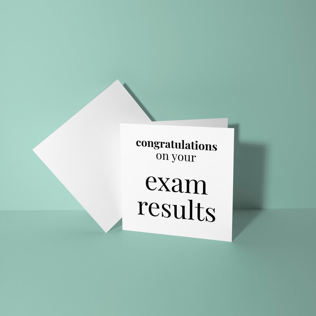 Congratulations on Your Exam Results - Congrats Greeting Card