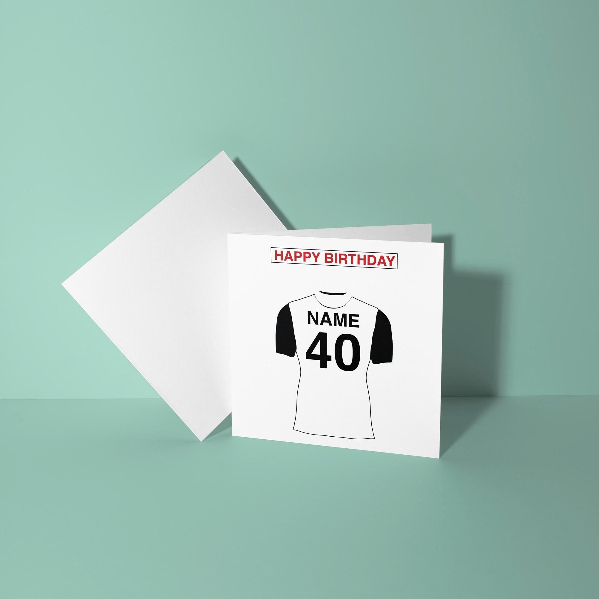 Fulham Themed Personalised Birthday Card