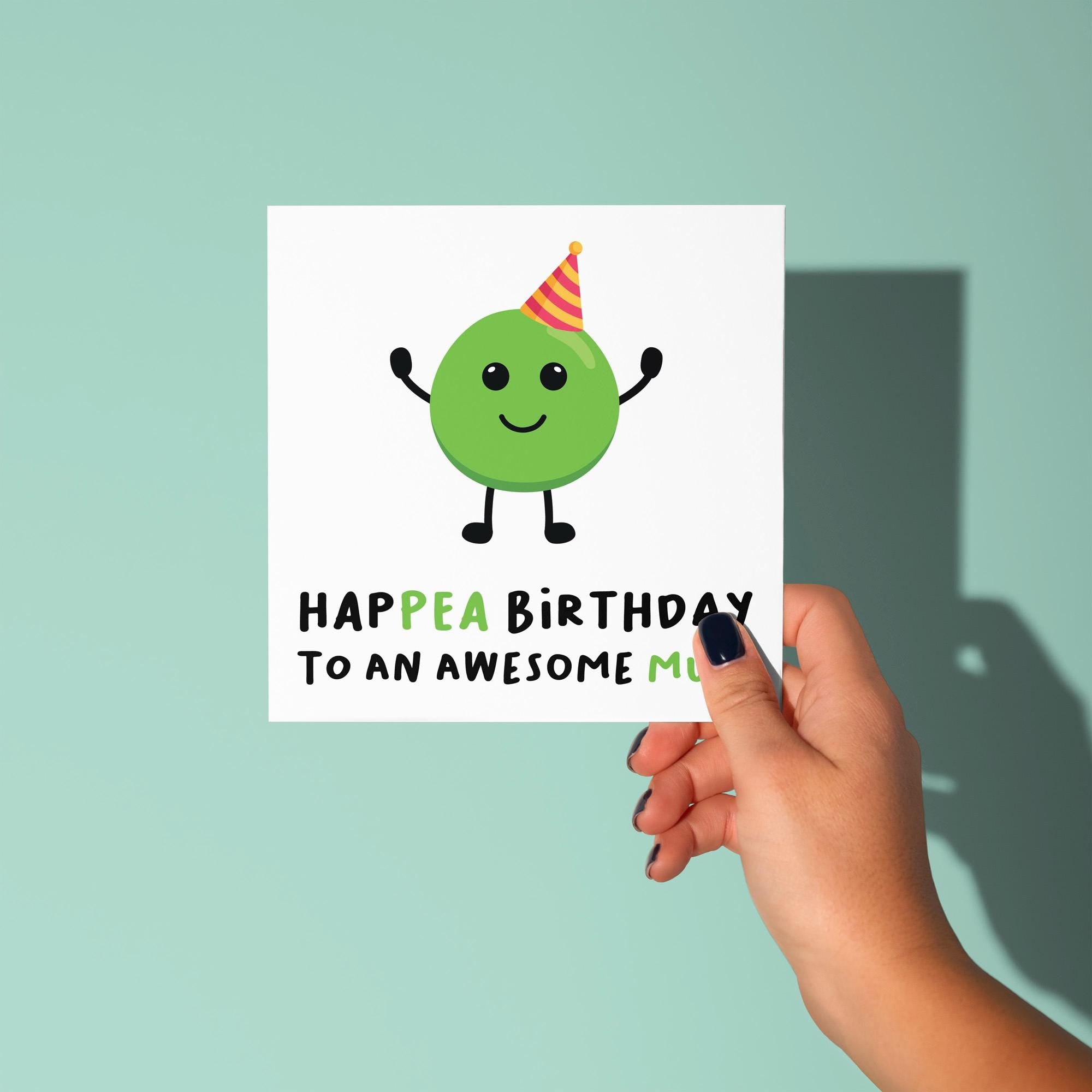 Happea Birthday to an Amazing Mum - Birthday Card for Mom