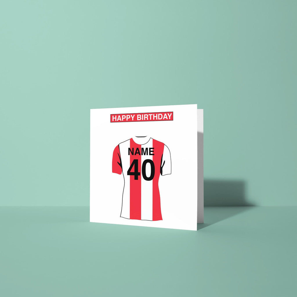 Sheffield United F.C. Themed Personalised Birthday Card