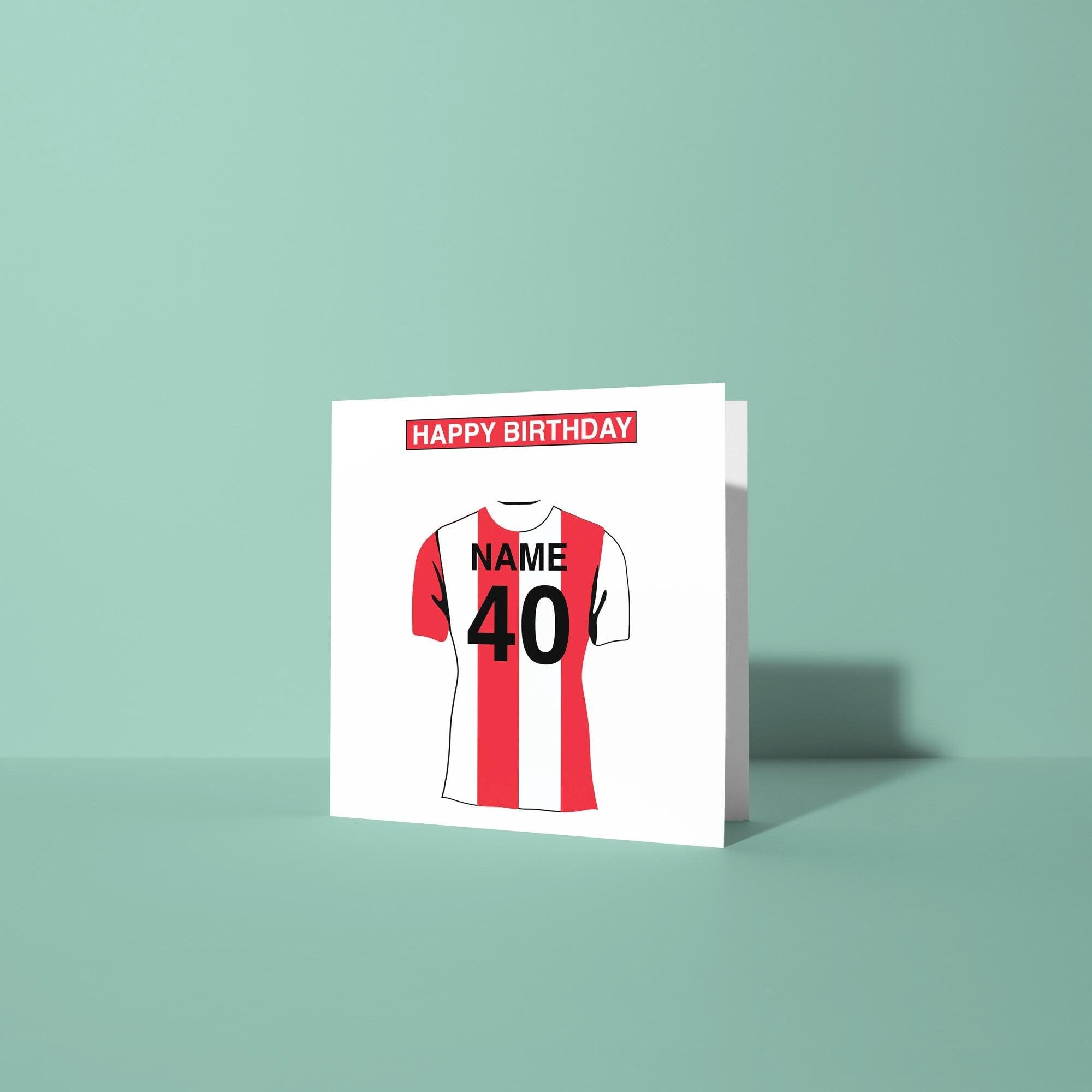 Sheffield United F.C. Themed Personalised Birthday Card