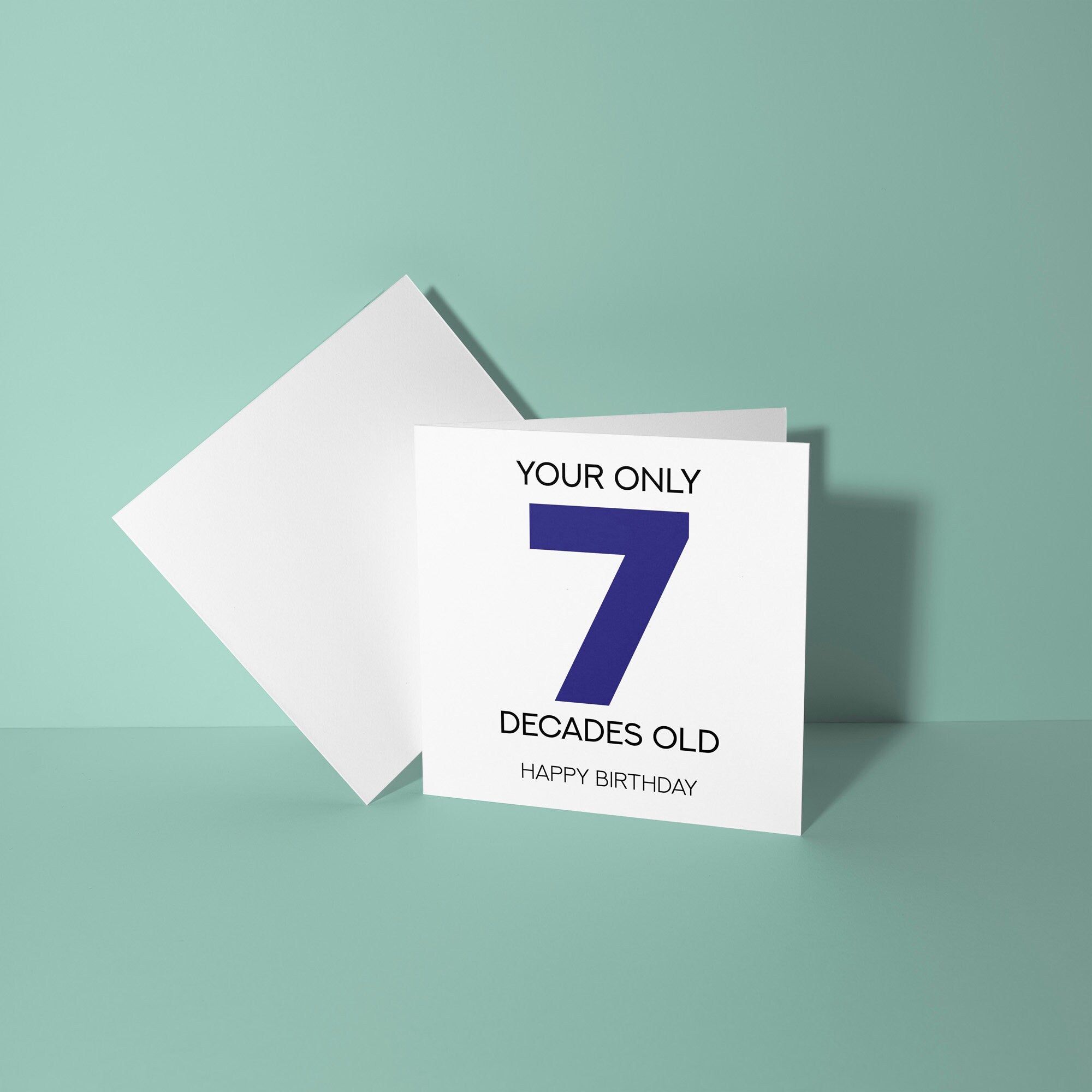 Your Only 7 Decades Old - 70th Birthday Card