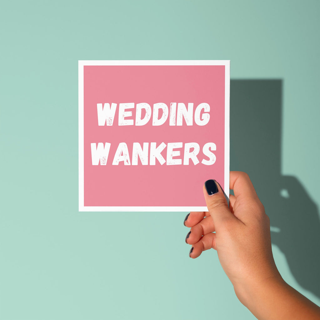 Wedding Wankers - Wedding Card