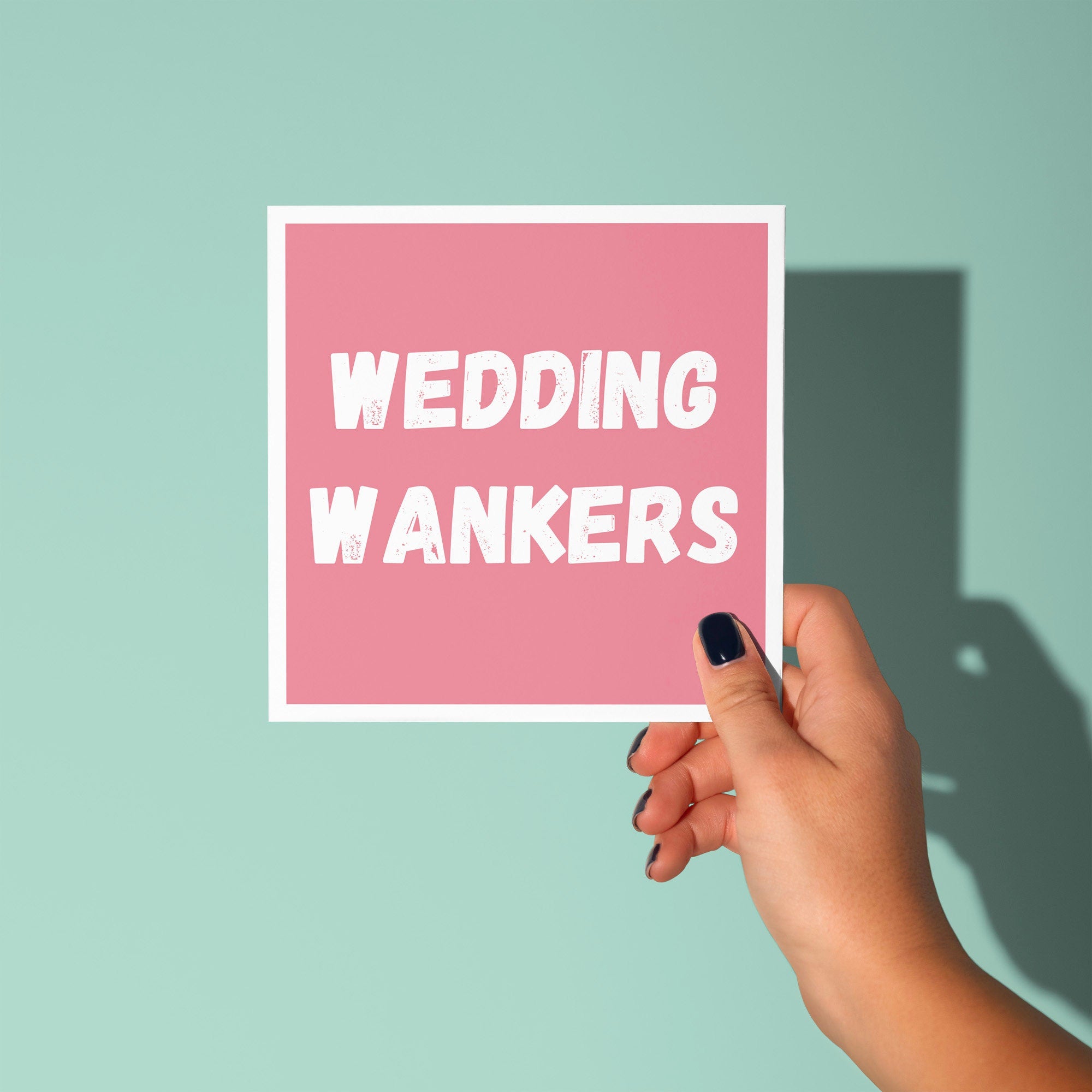 Wedding Wankers - Wedding Card