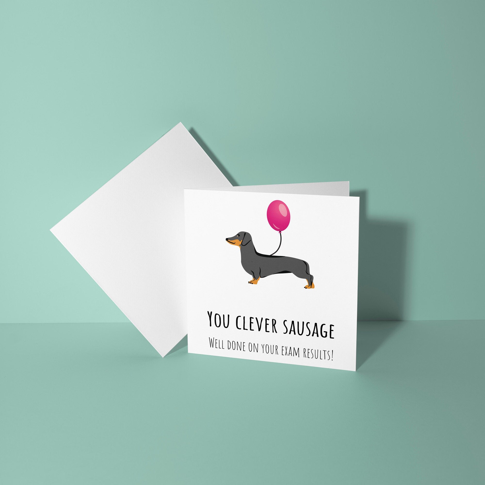 You Clever Sausage  - Congratulations on Exam Results Card