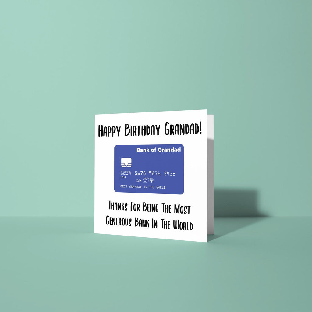 Happy Birthday Grandad - Birthday Card for Grandad