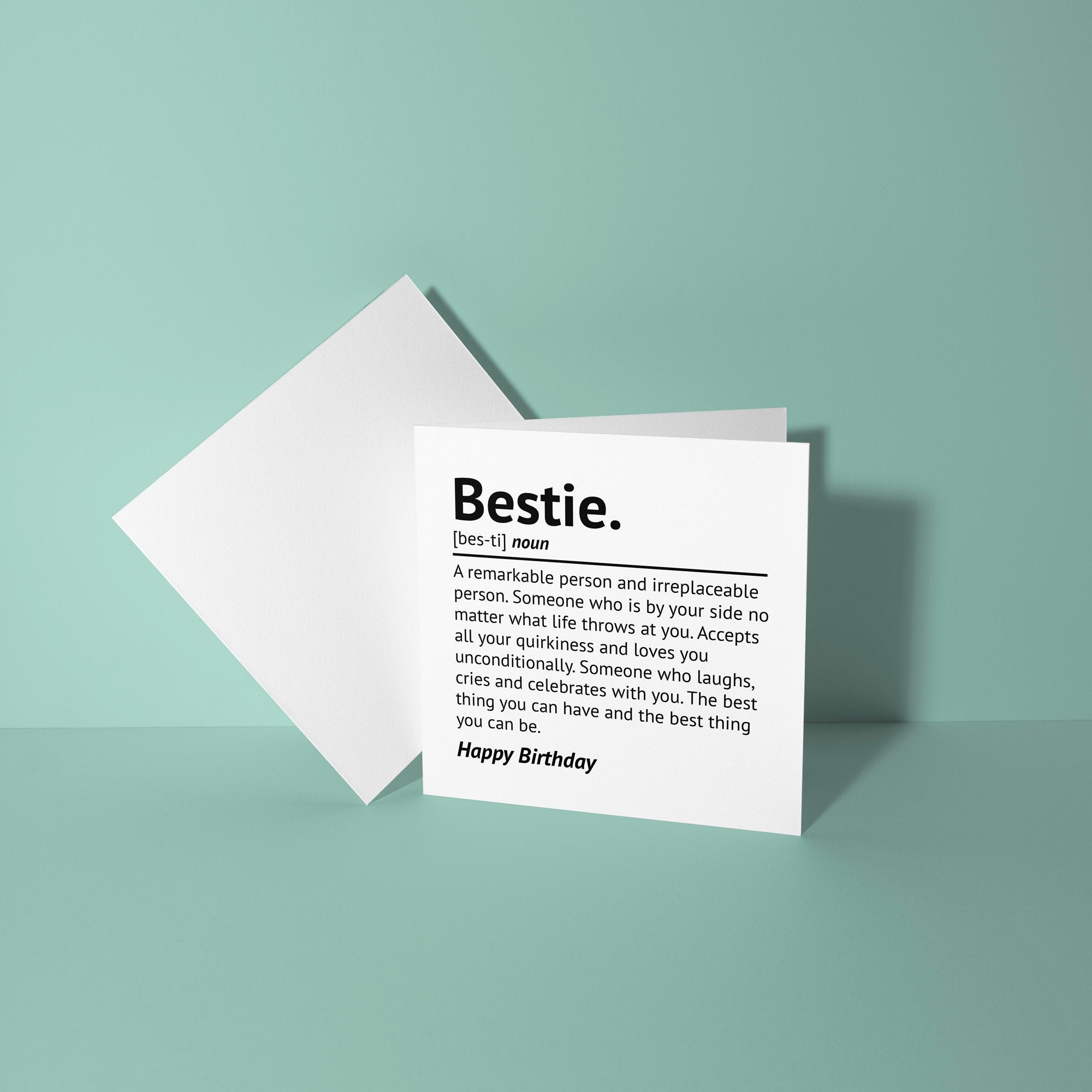 Bestie Definition - Birthday Card