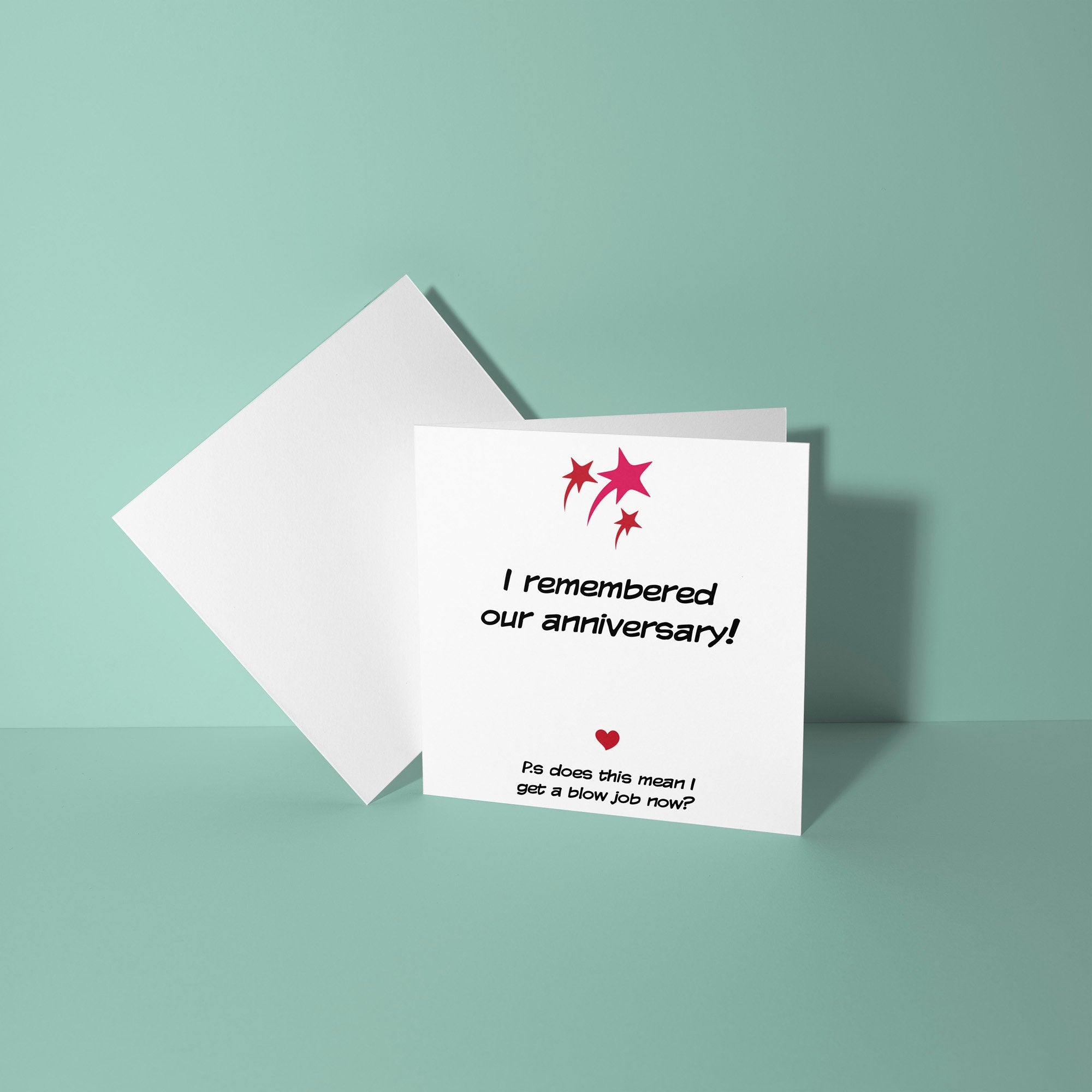 I Remembered, Can I Have BJ? - Anniversary & Valentine's Day Card