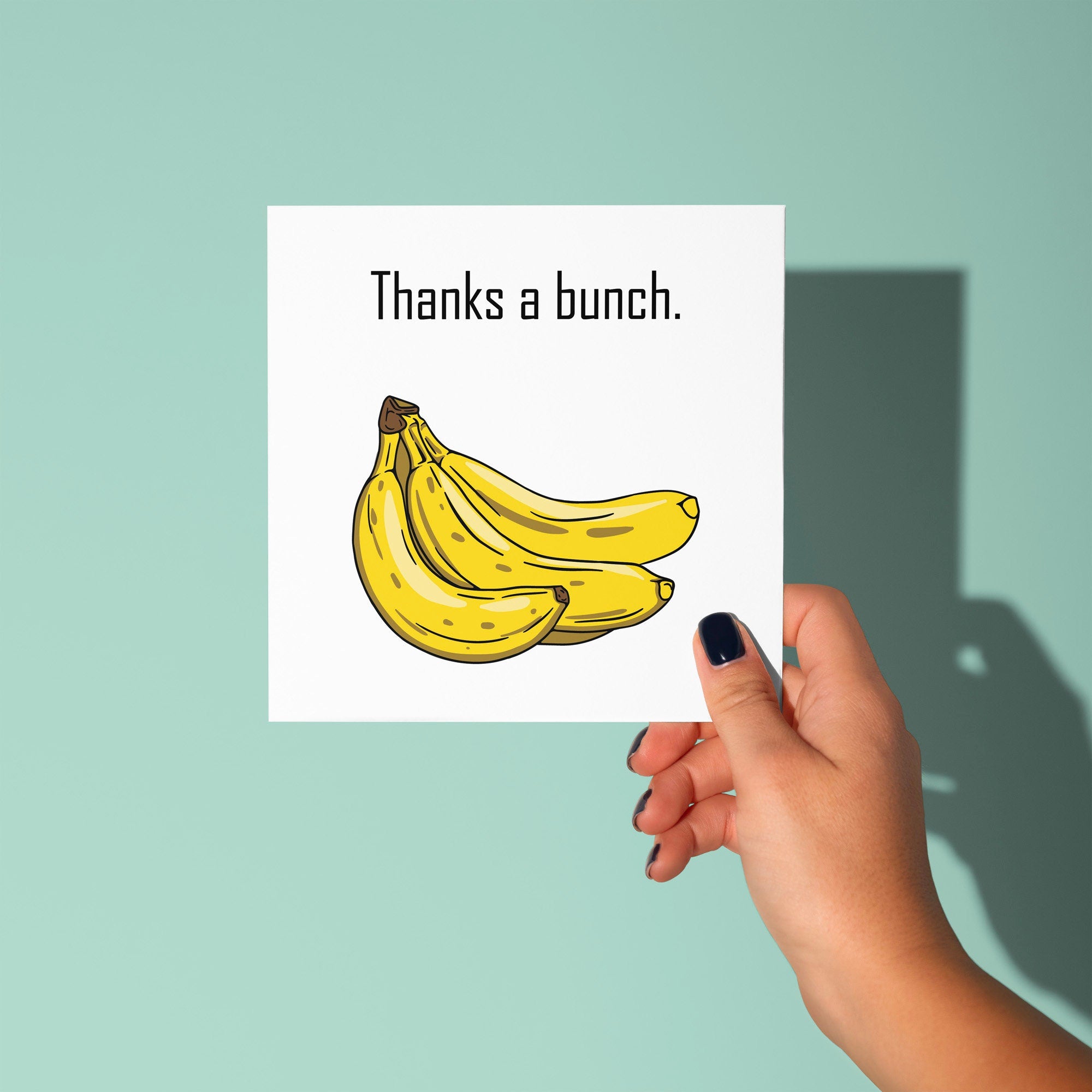 Thanks a Bunch - Thank You Card