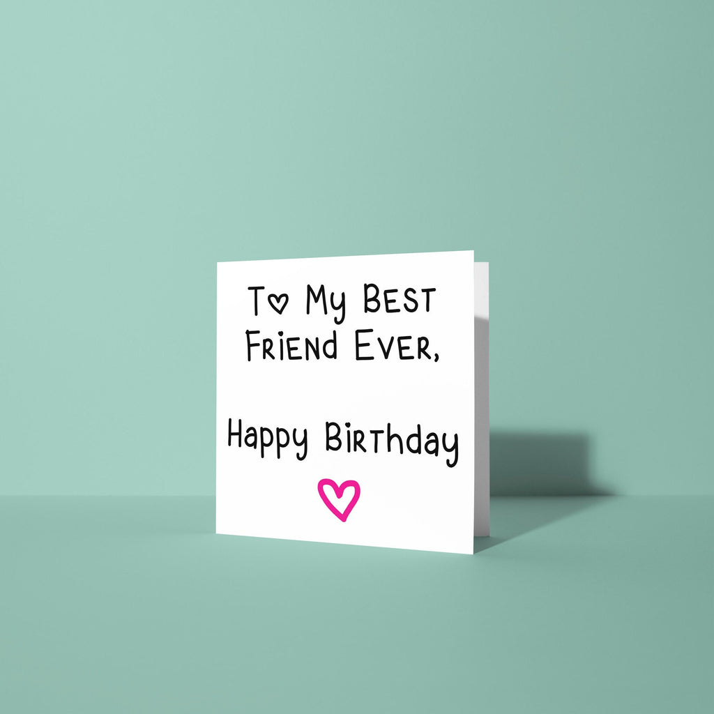 Greeting card with 'Happy Birthday' message on a light green background