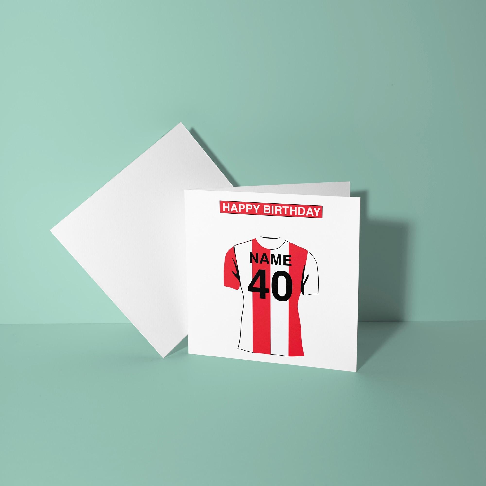 Sheffield United F.C. Themed Personalised Birthday Card