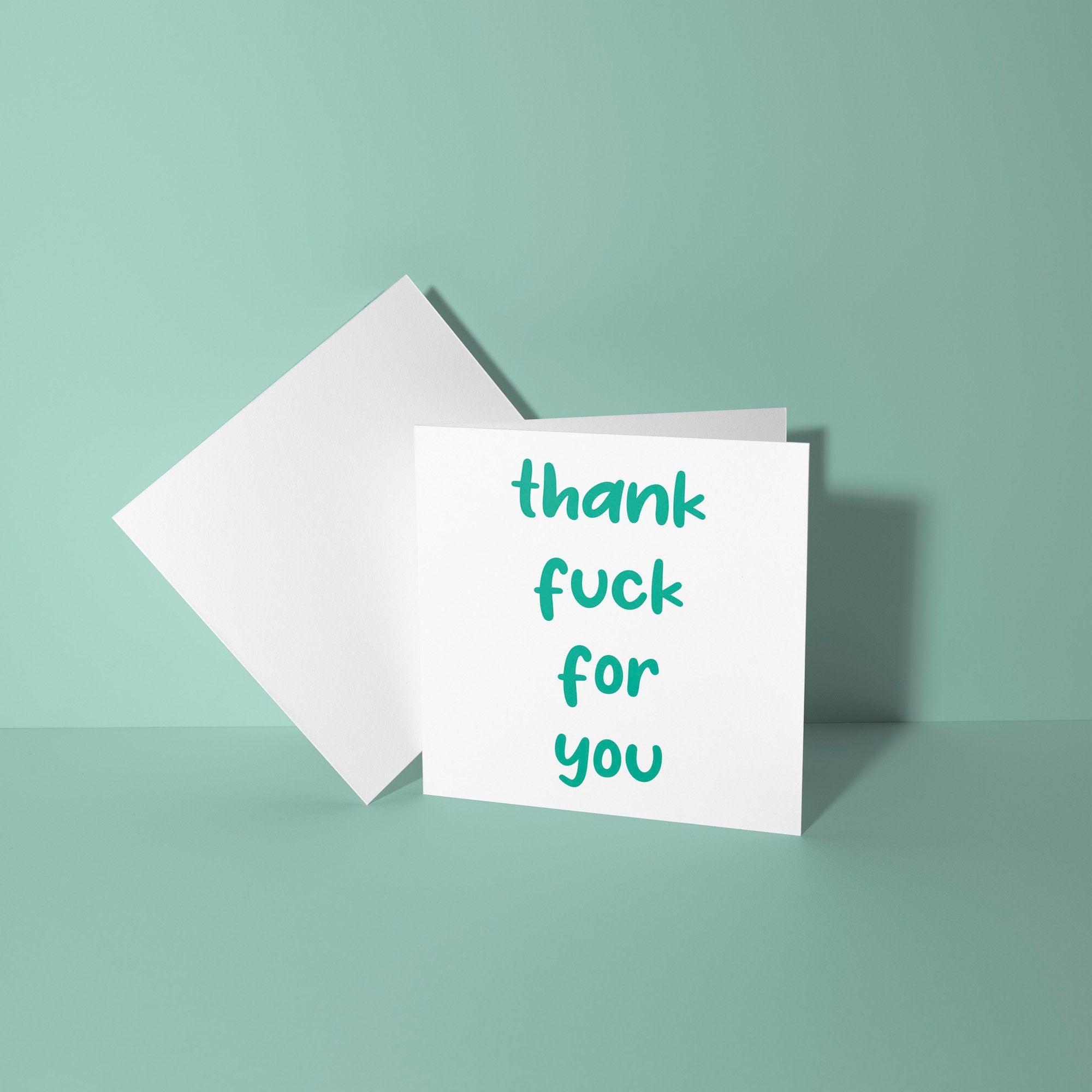 Thank Fuck For You - Thank You Card