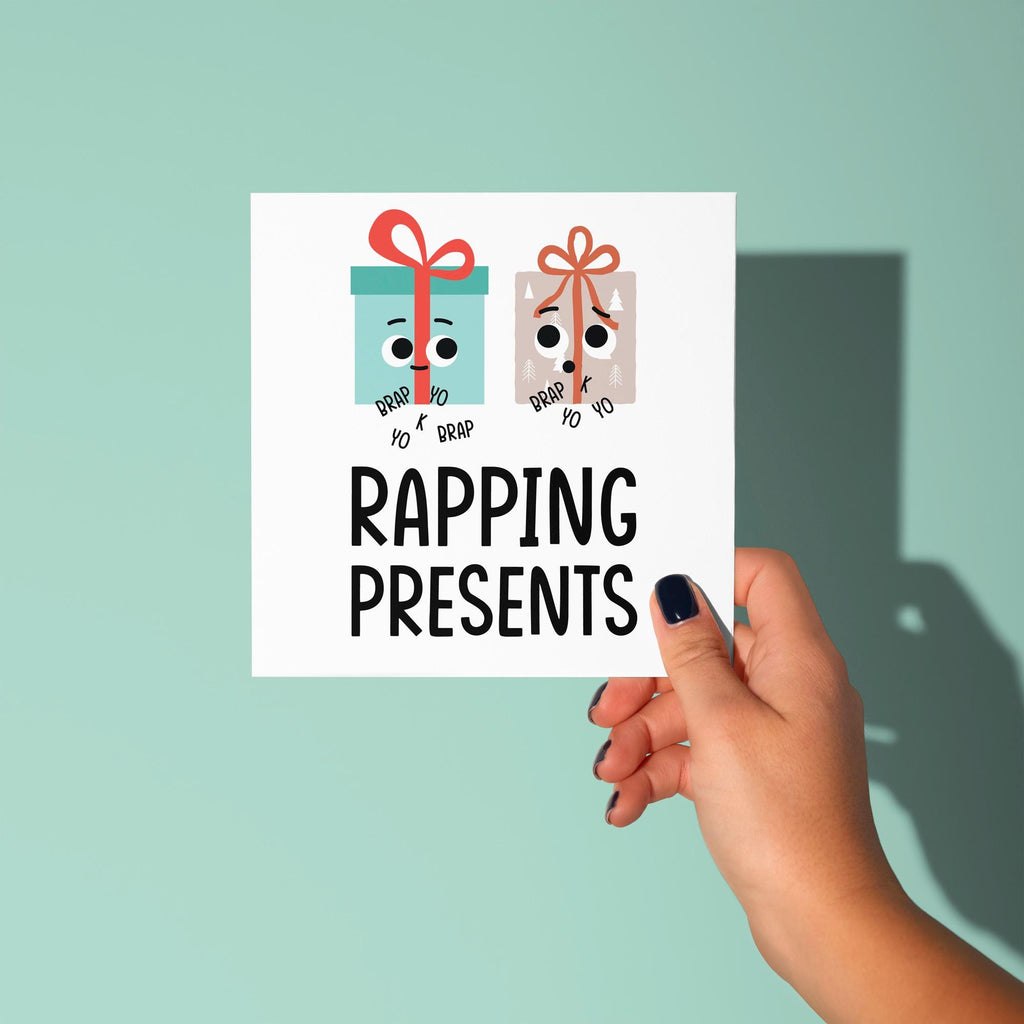 Rapping Presents - Christmas Card