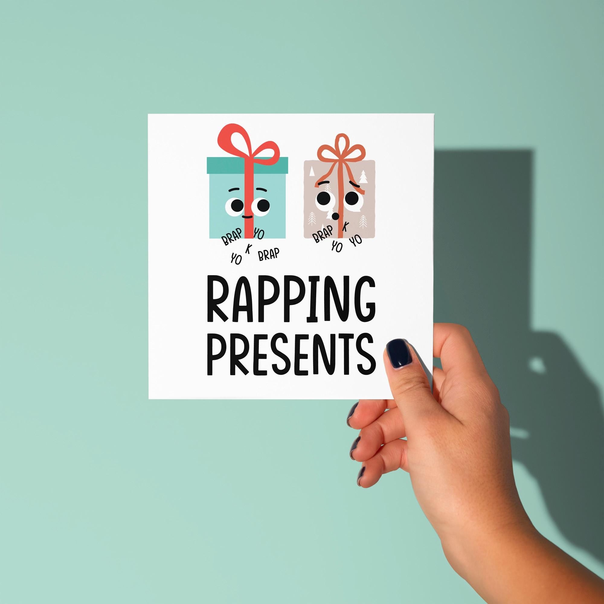 Rapping Presents - Christmas Card