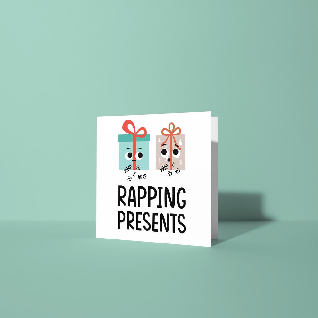 Rapping Presents - Christmas Card