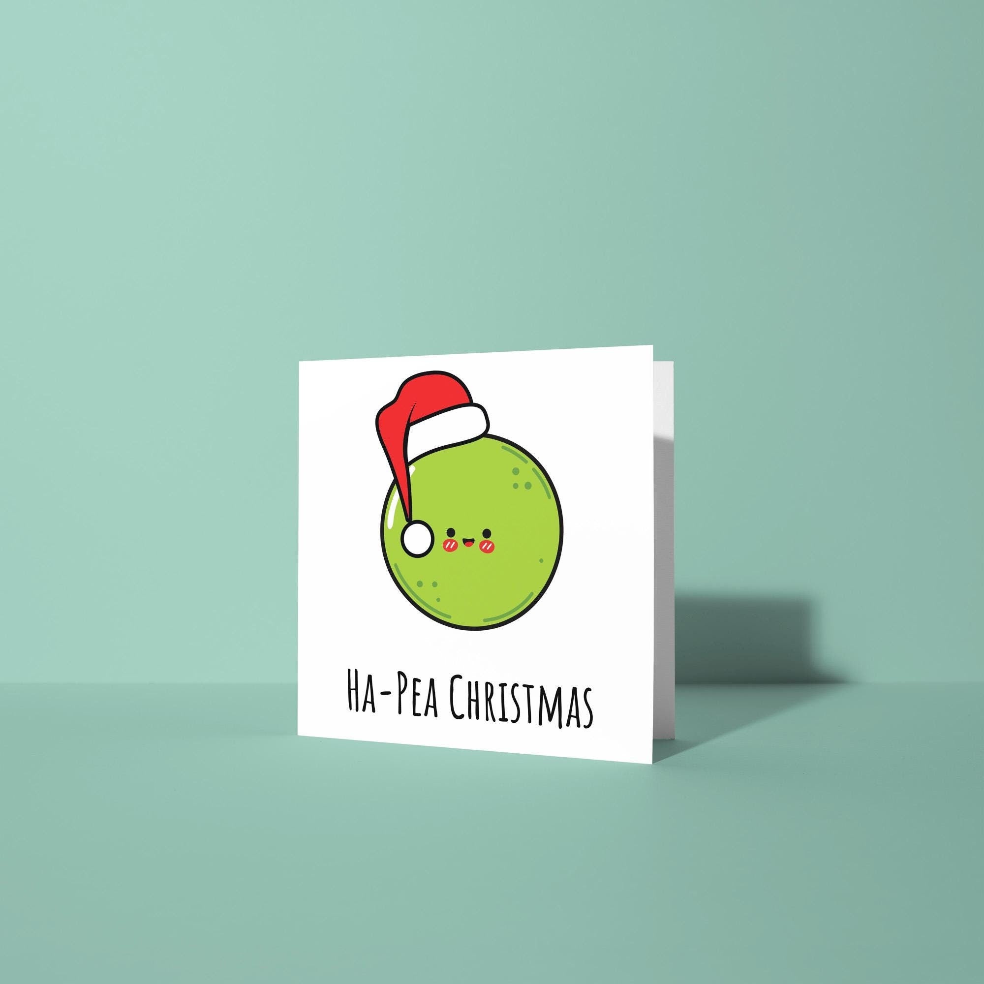 Ha-Pea Christmas - Christmas Card
