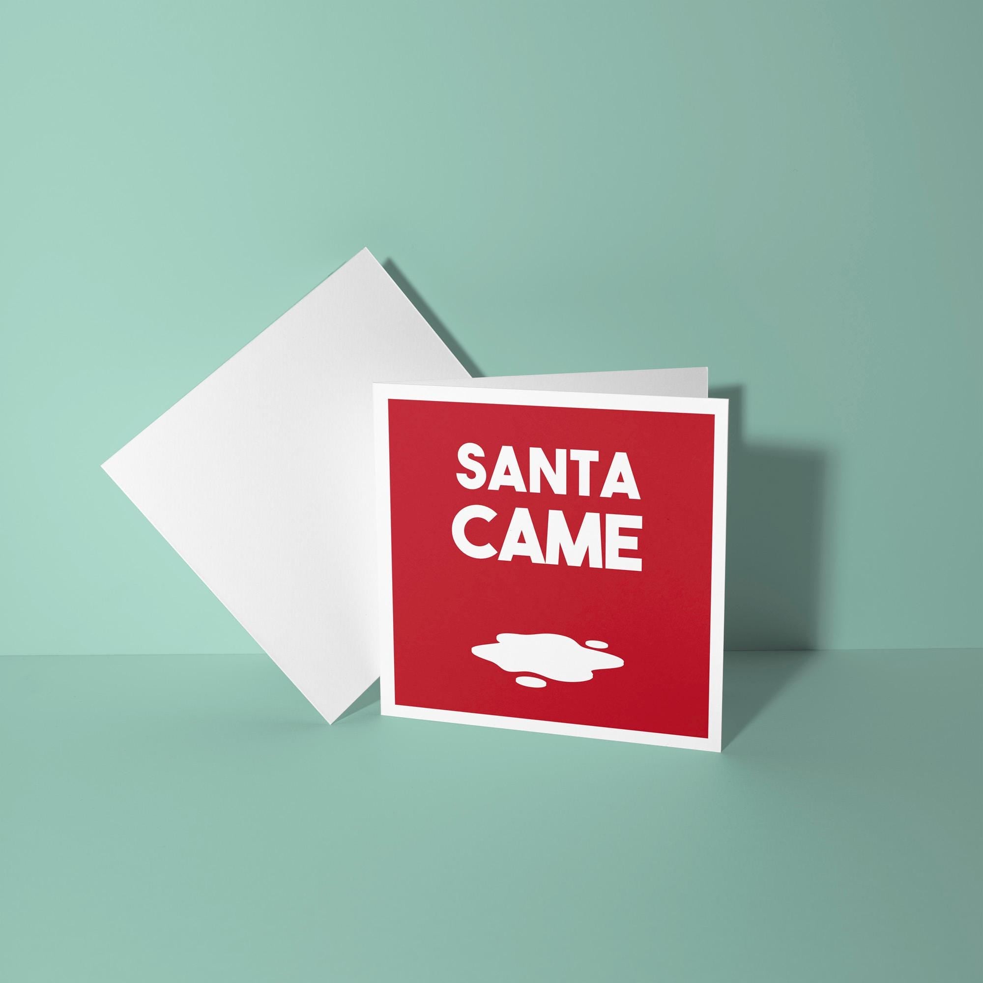 Santa Came - Christmas Card