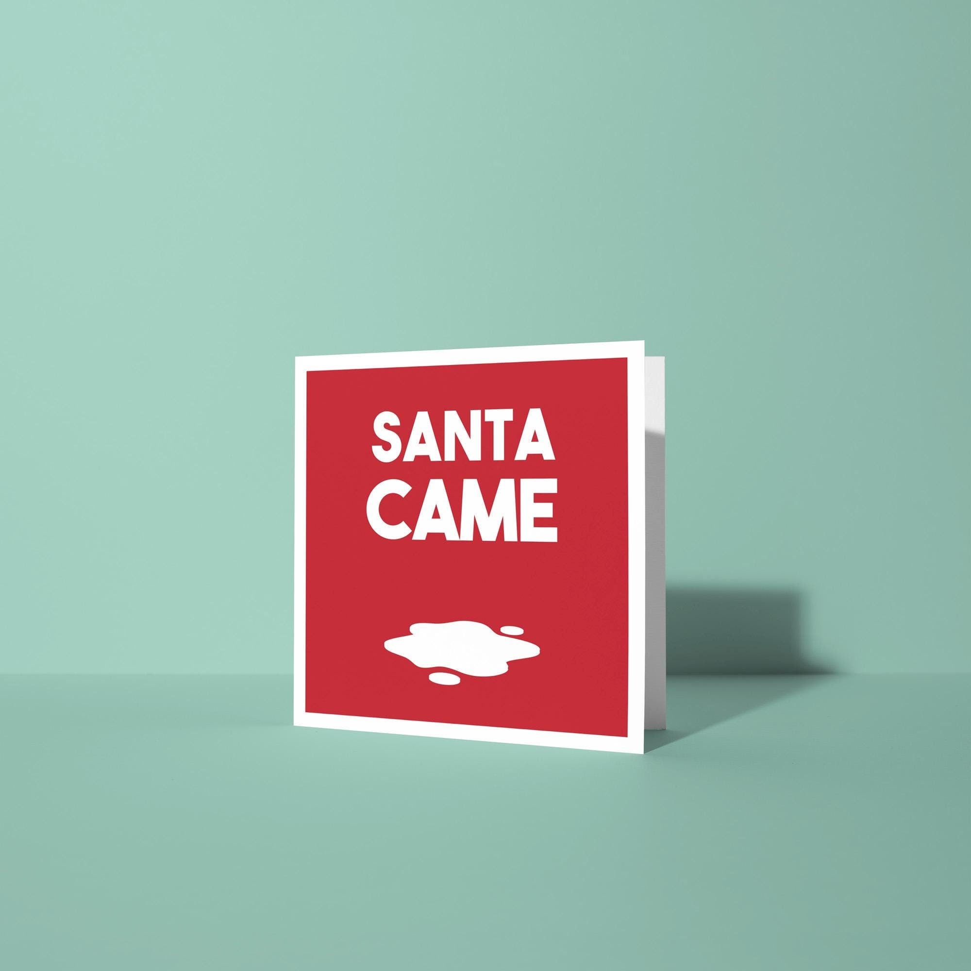Santa Came - Christmas Card