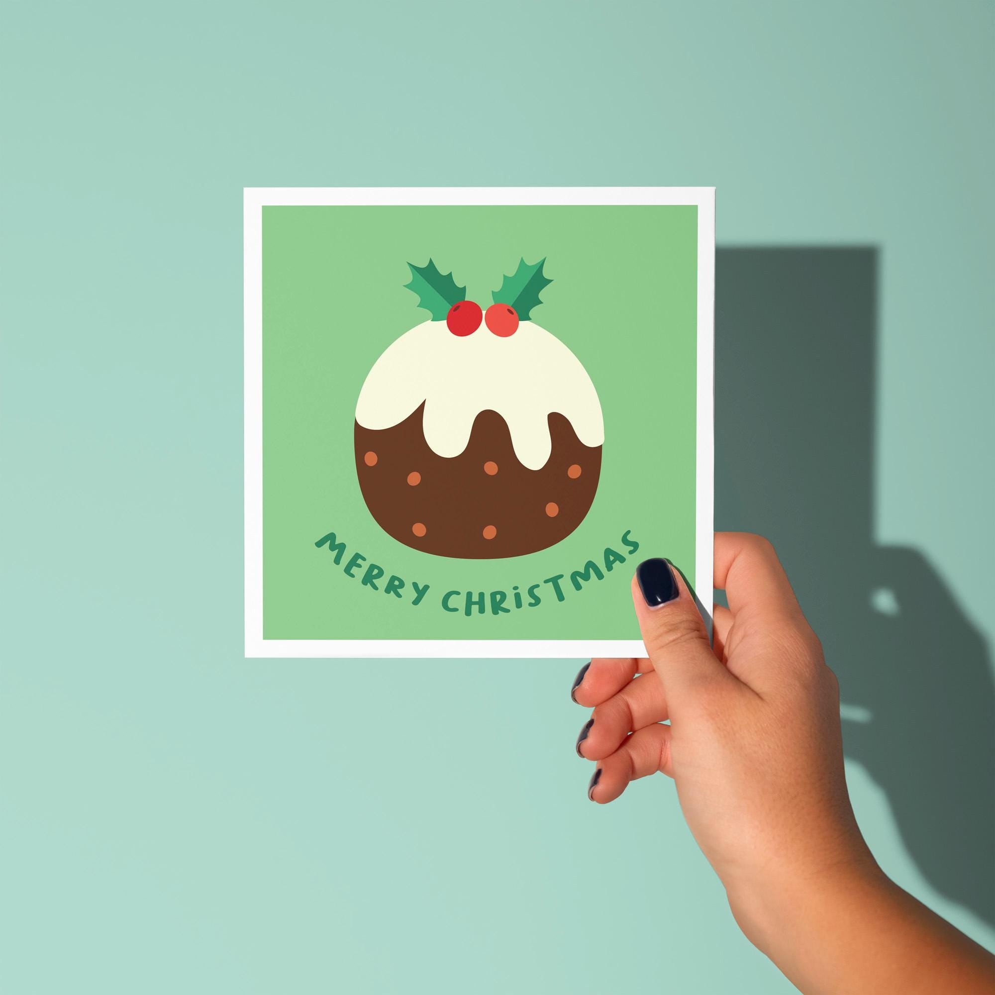 Christmas Pudding - Christmas Card