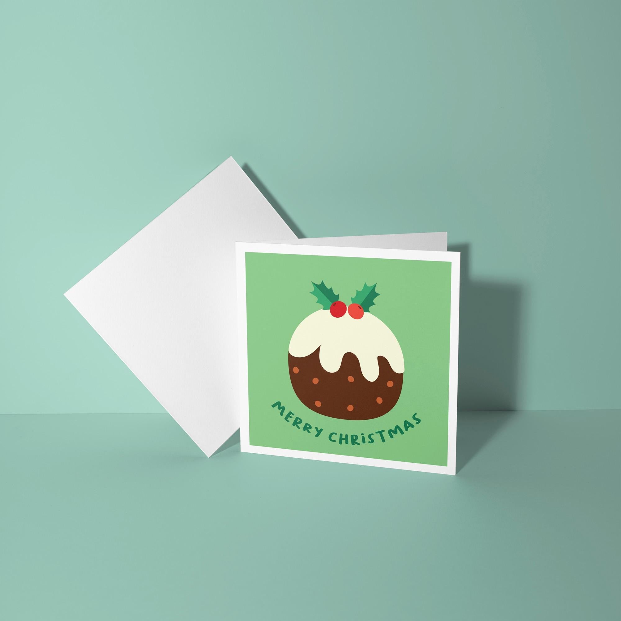 Christmas Pudding - Christmas Card