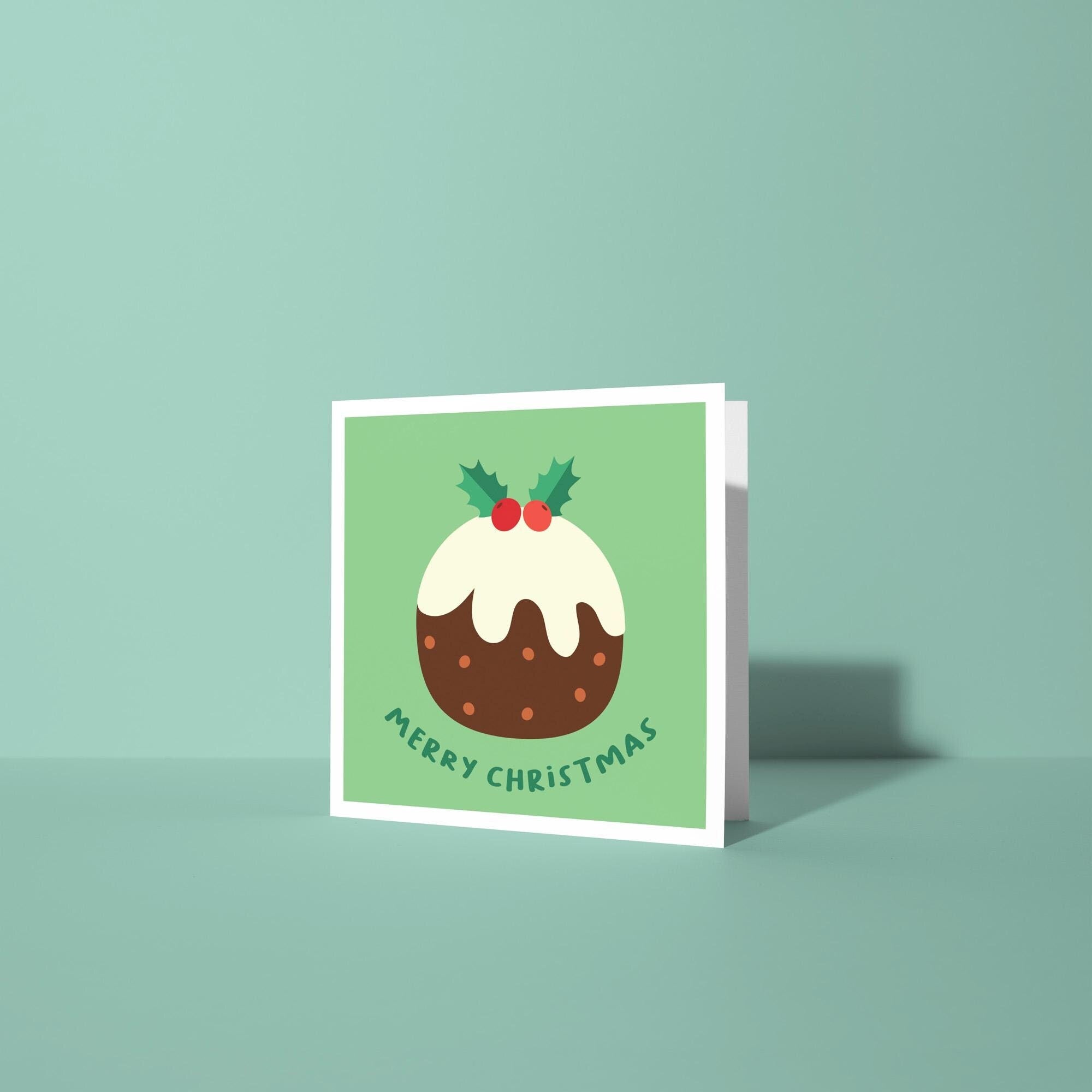 Christmas Pudding - Christmas Card