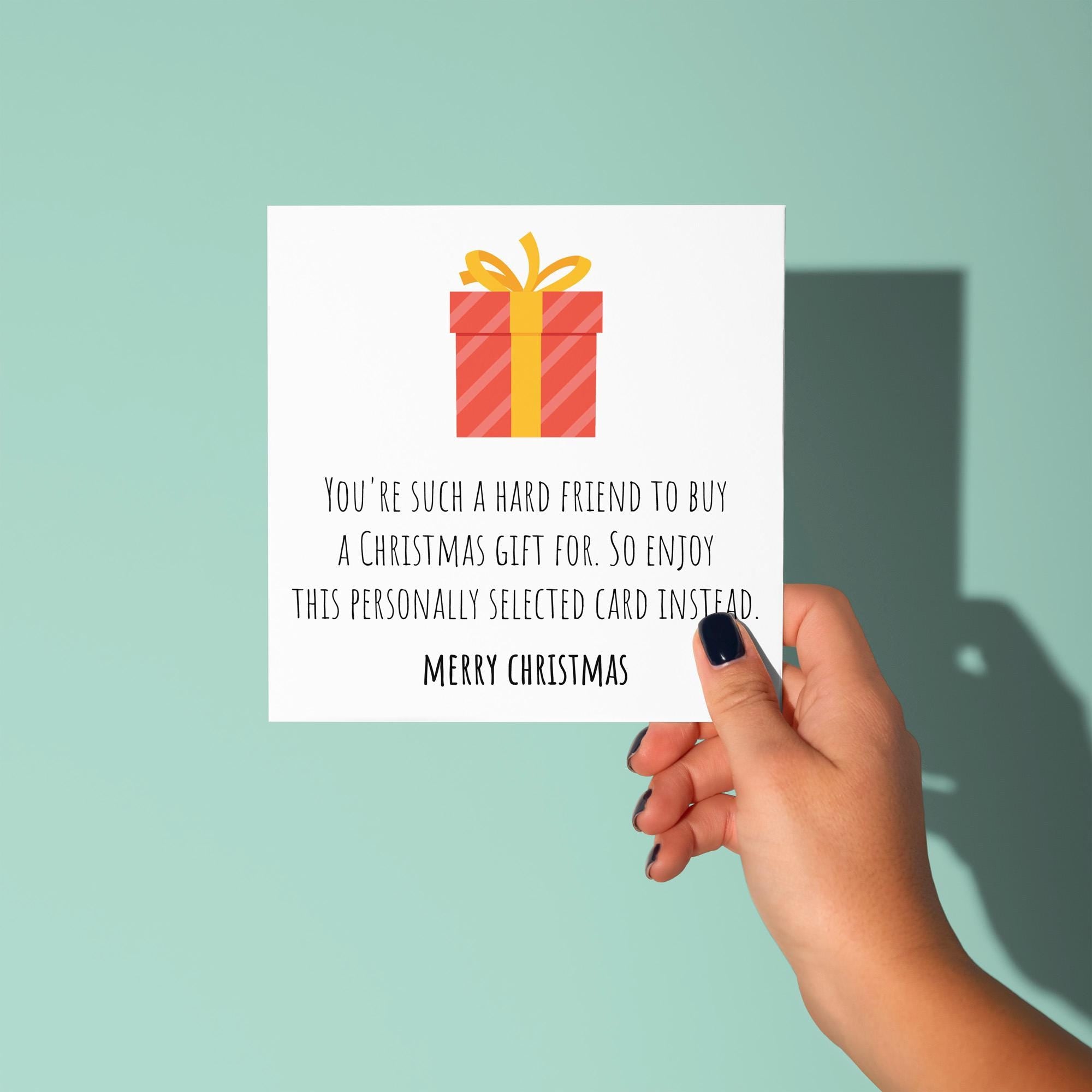 Personally Selected Card - Christmas Card