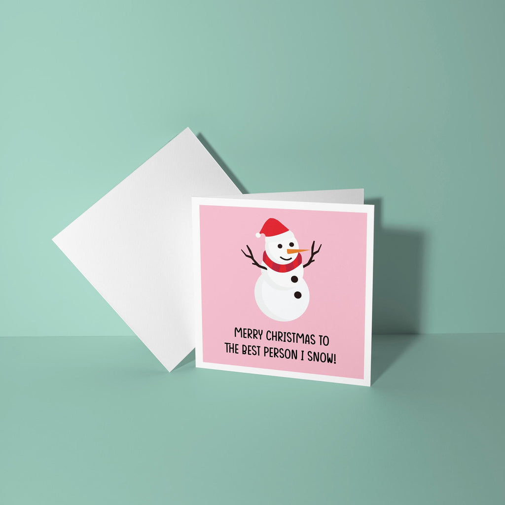 Best Person I Snow - Christmas Card
