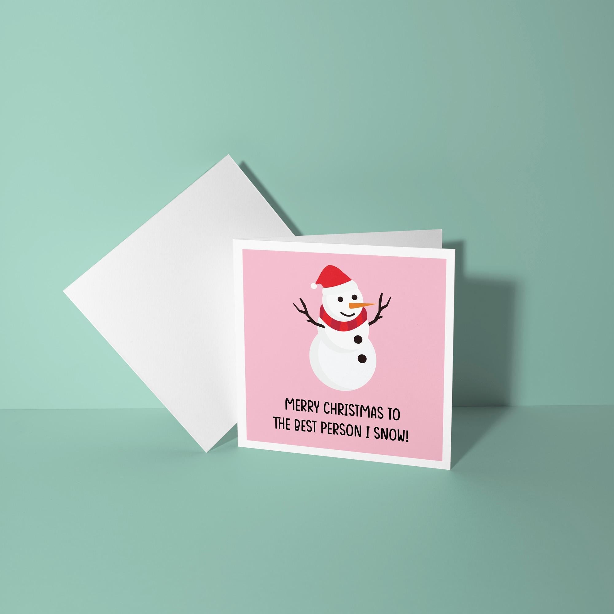 Best Person I Snow - Christmas Card