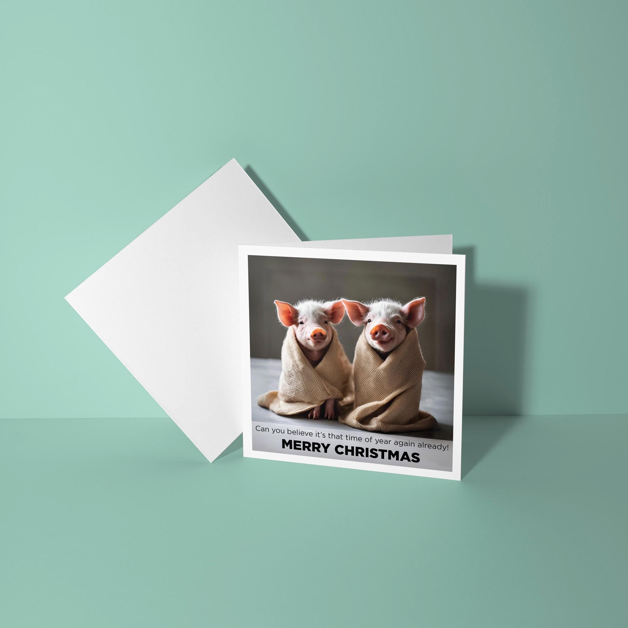 Pigs In Blankets - Christmas Card