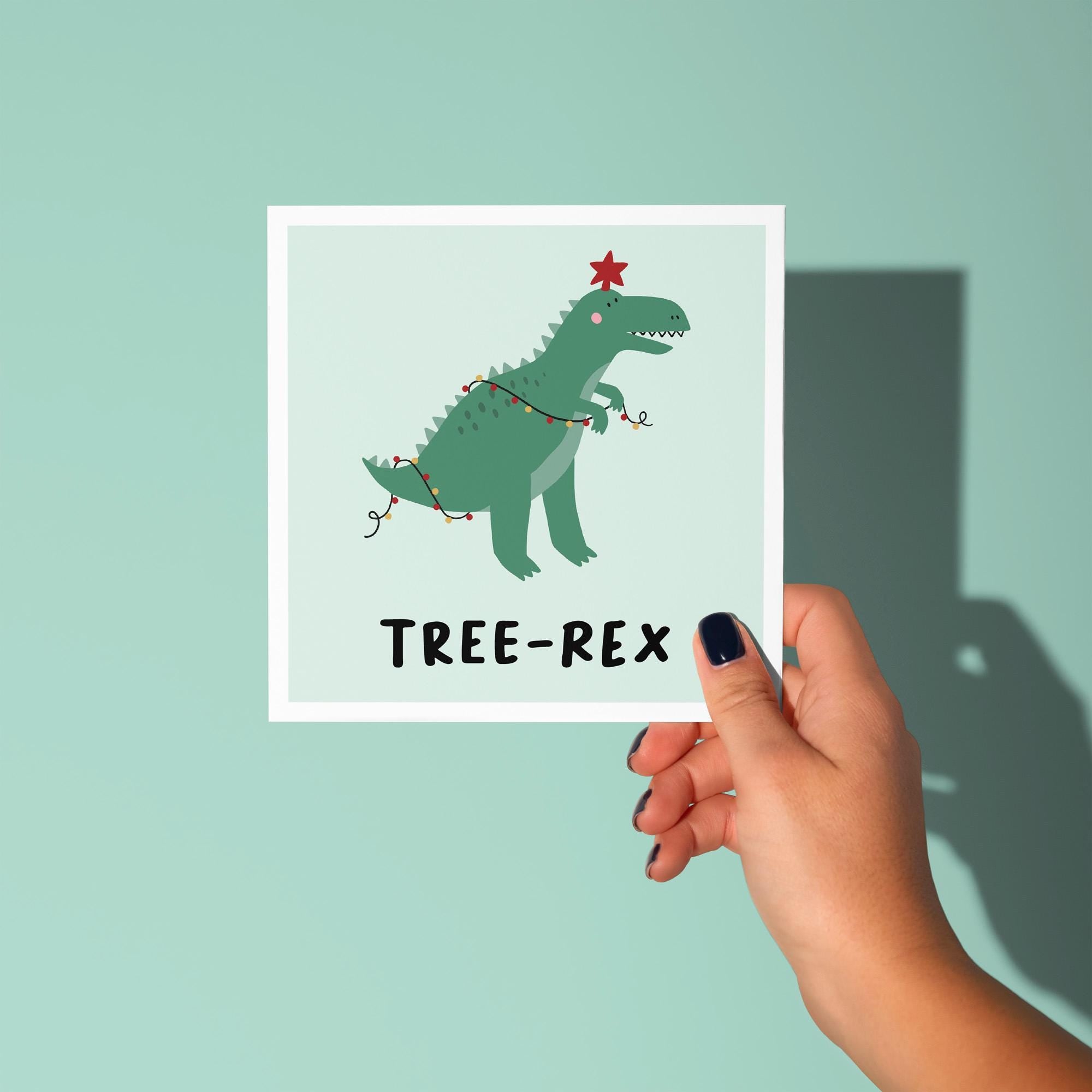 Tree-Rex - Christmas Card