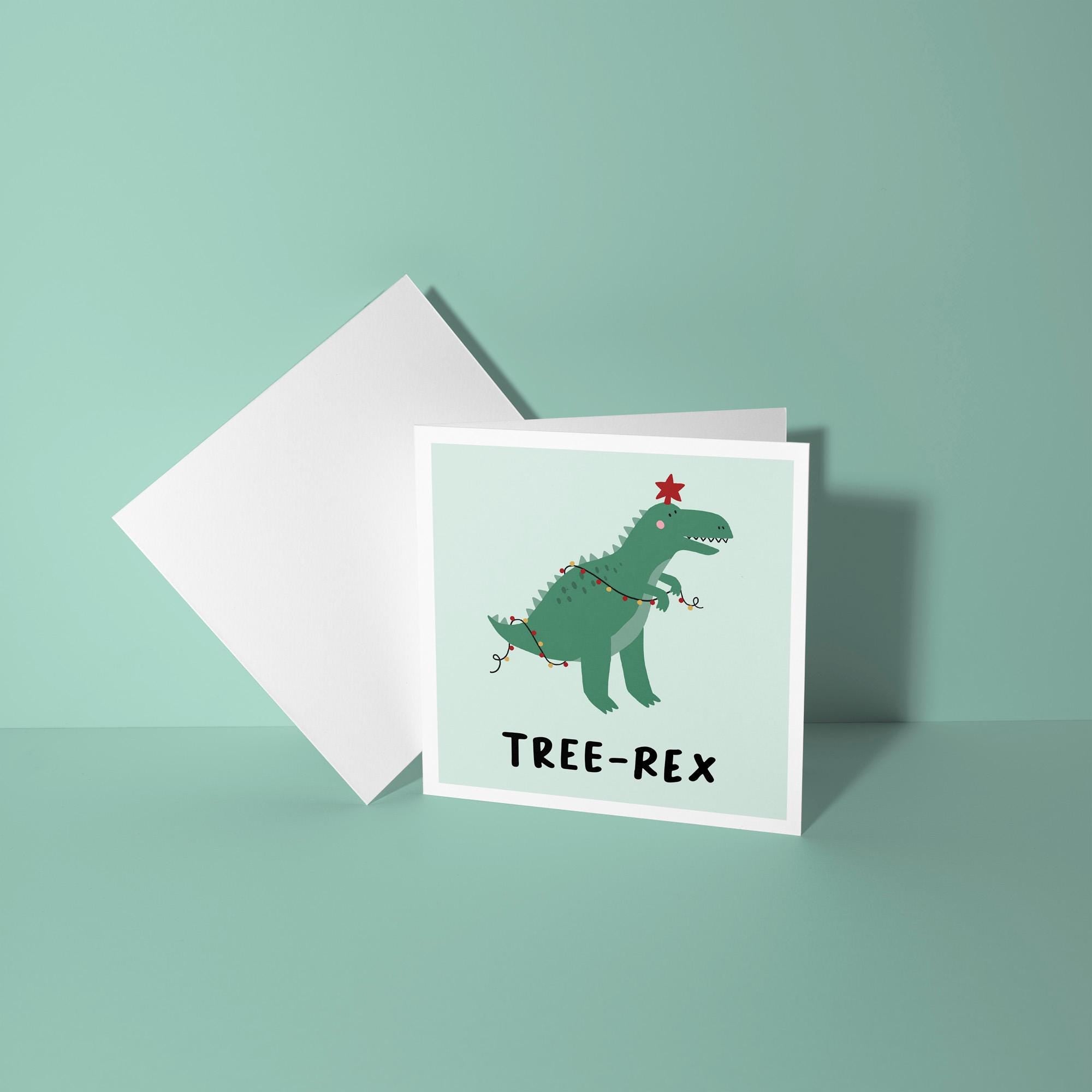Tree-Rex - Christmas Card