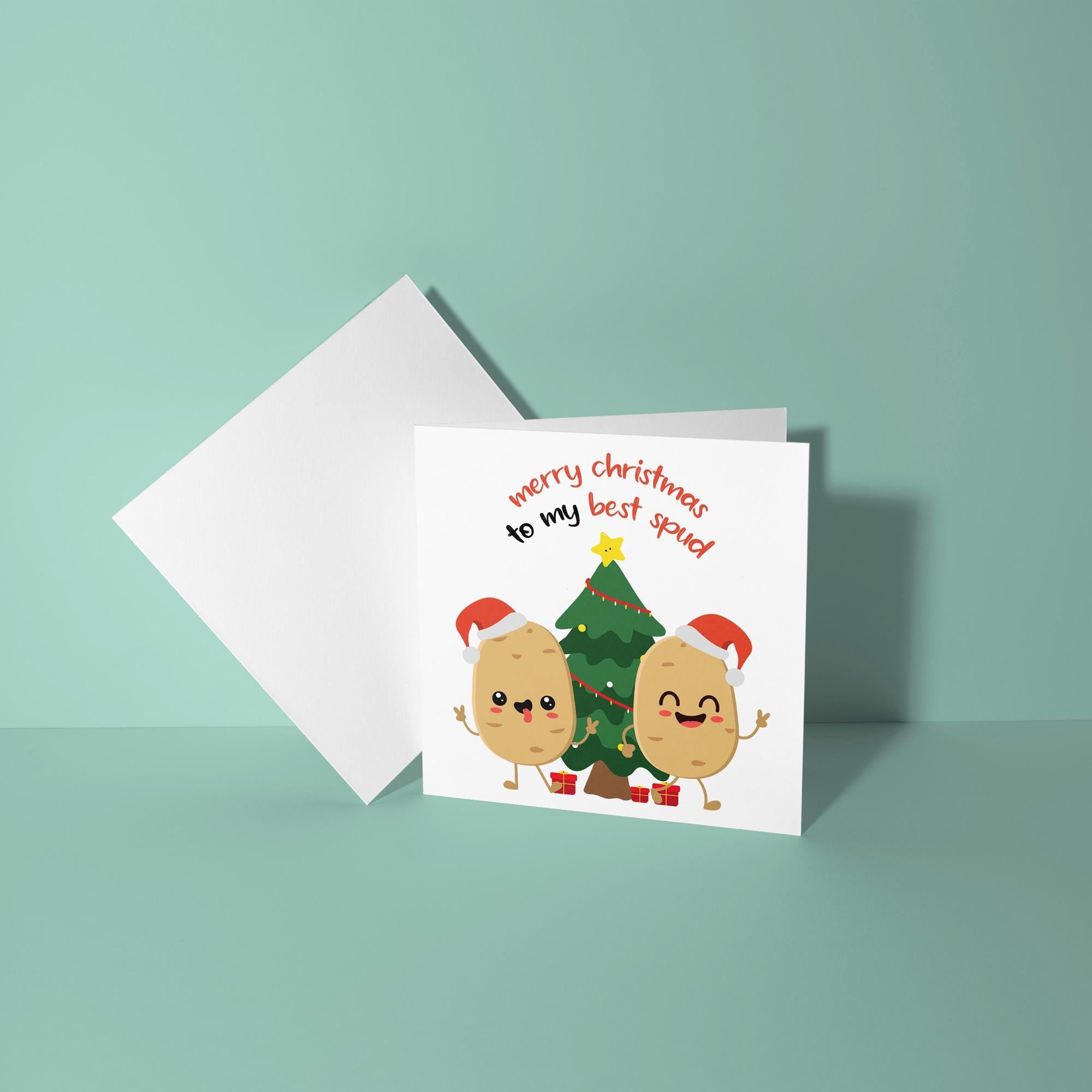 To My Best Spud - Christmas Card