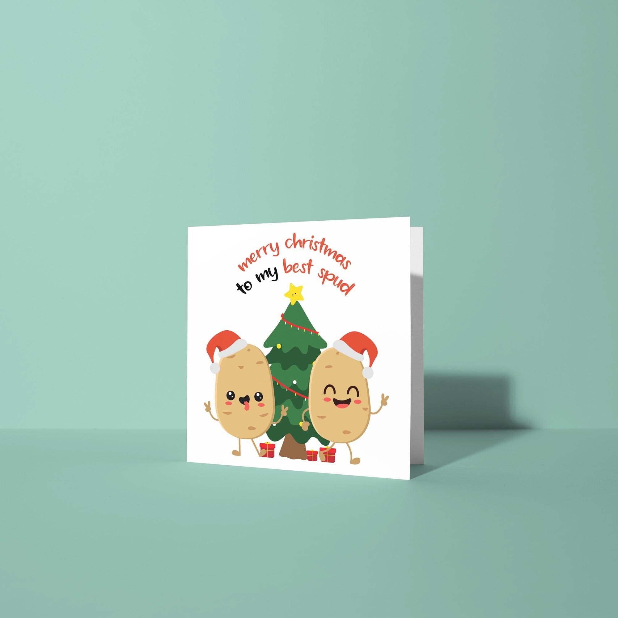 To My Best Spud - Christmas Card
