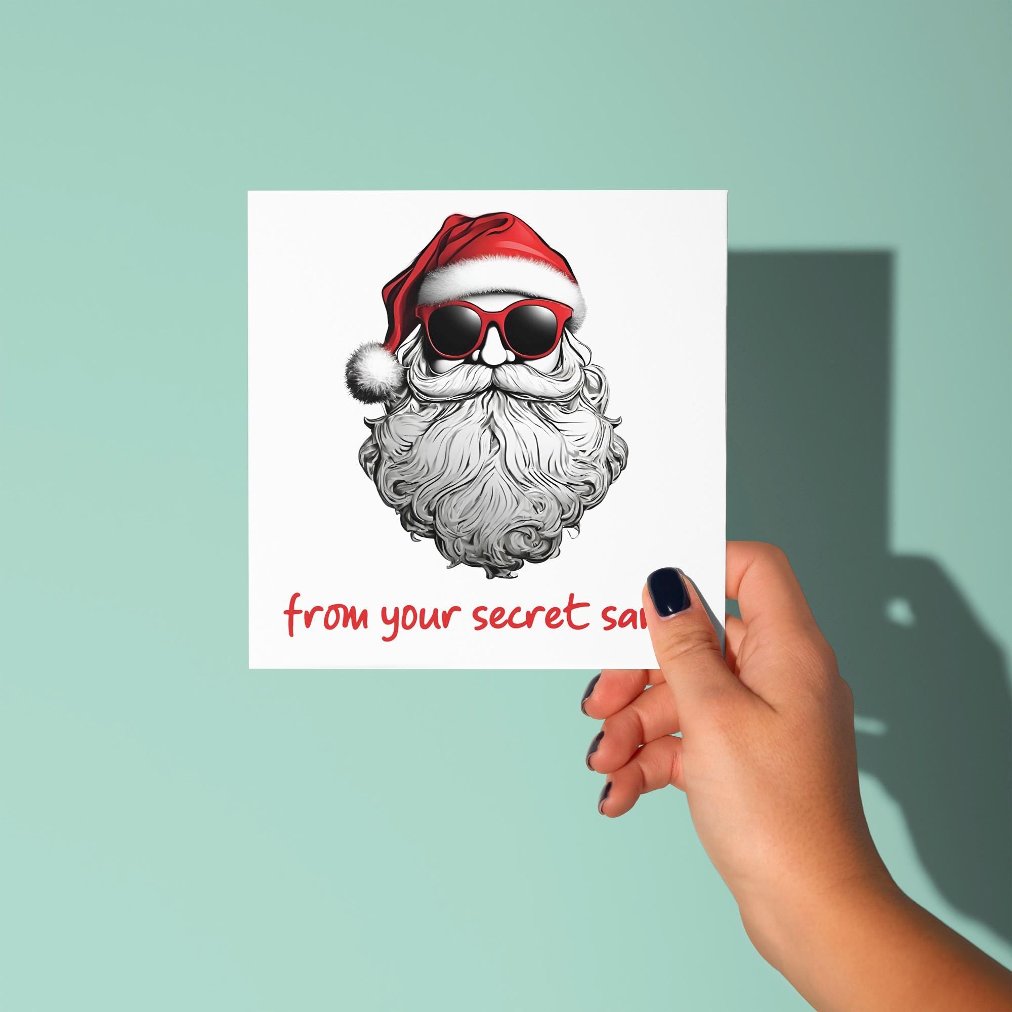 Secret Santa - Secret Santa Christmas Card