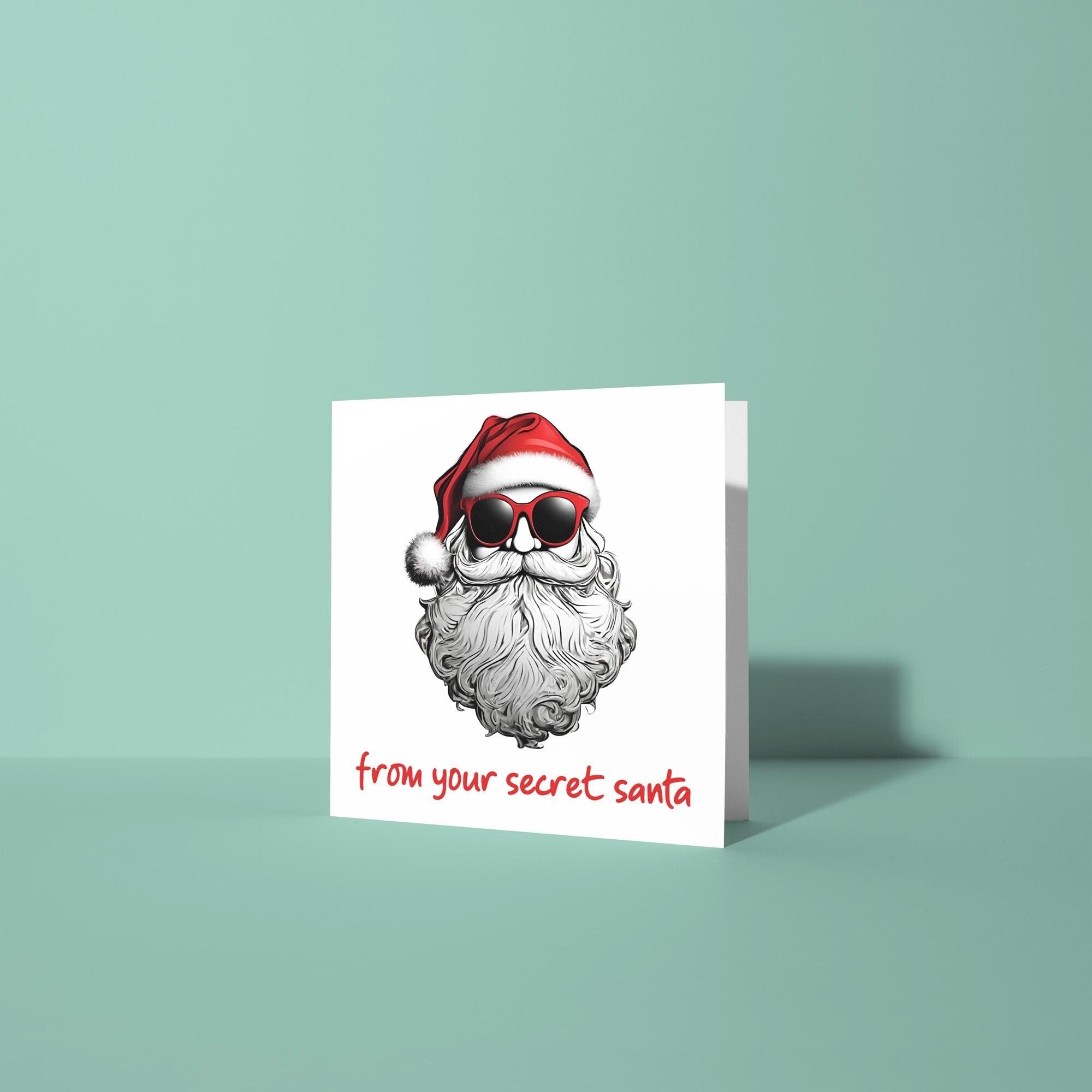 Secret Santa - Secret Santa Christmas Card