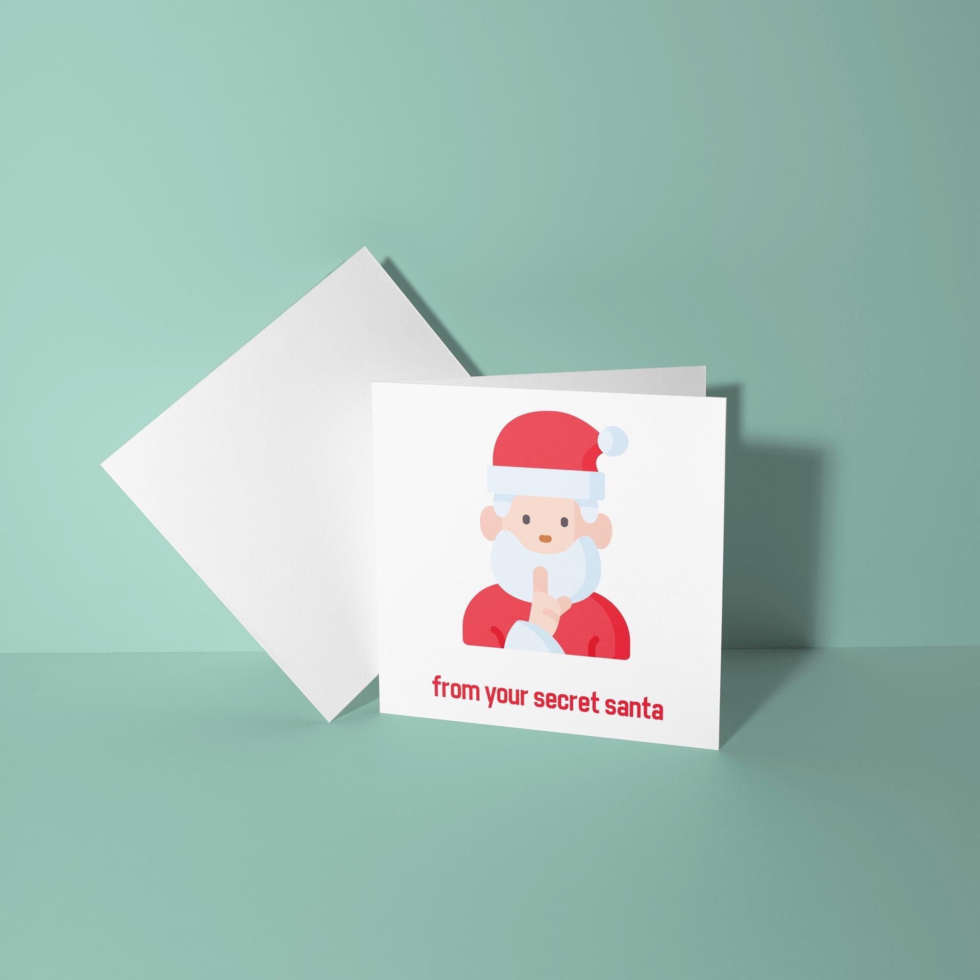 From Your Secret Santa - Secret Santa Christmas Card