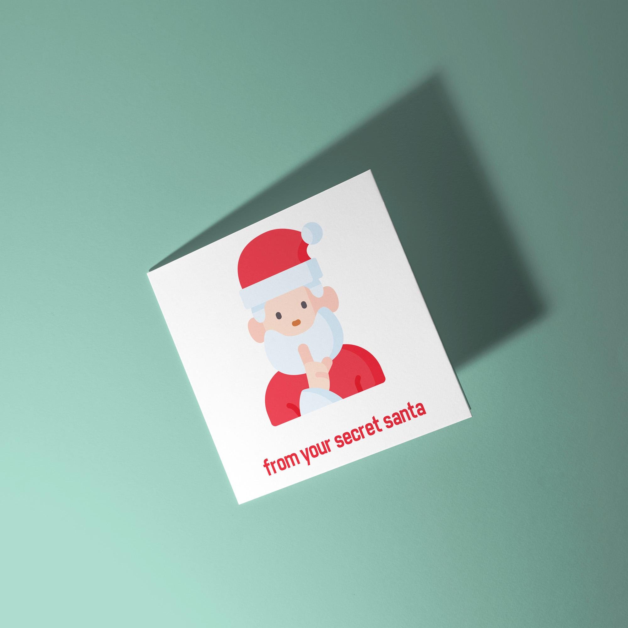 From Your Secret Santa - Secret Santa Christmas Card